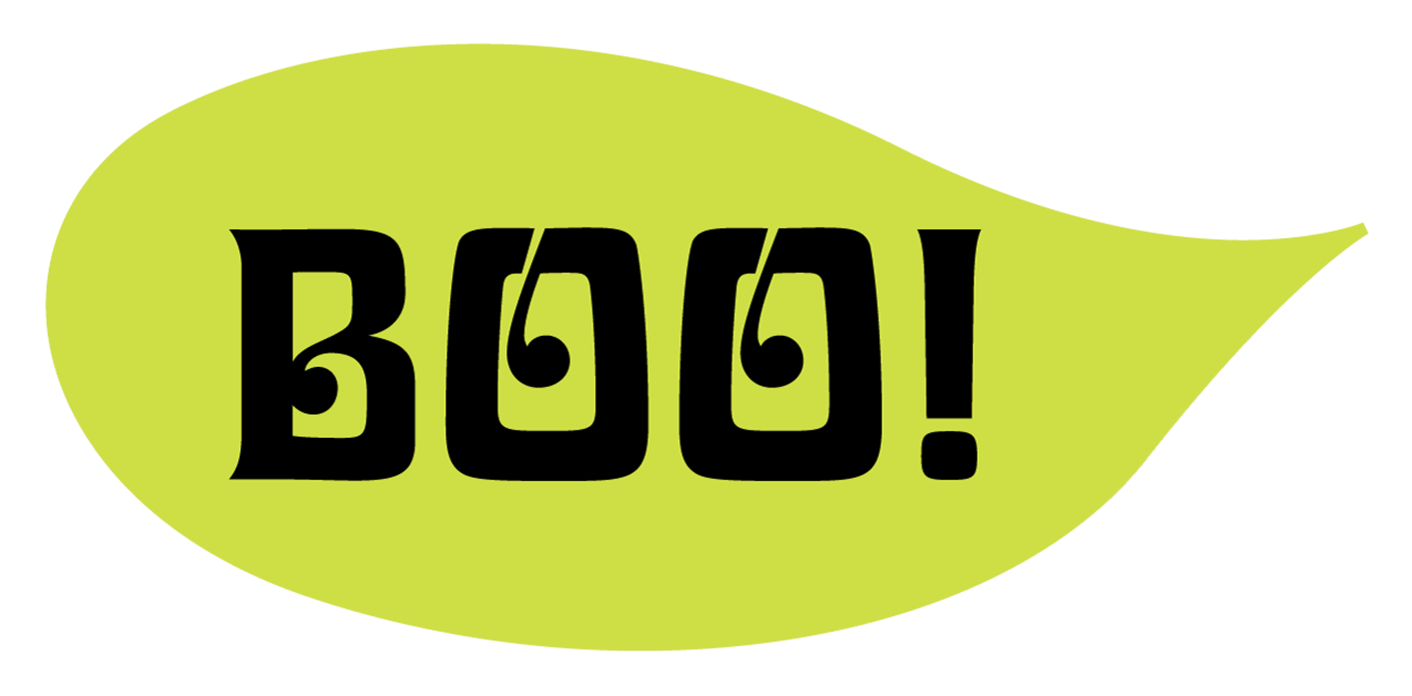 Boo! Speech Bubble