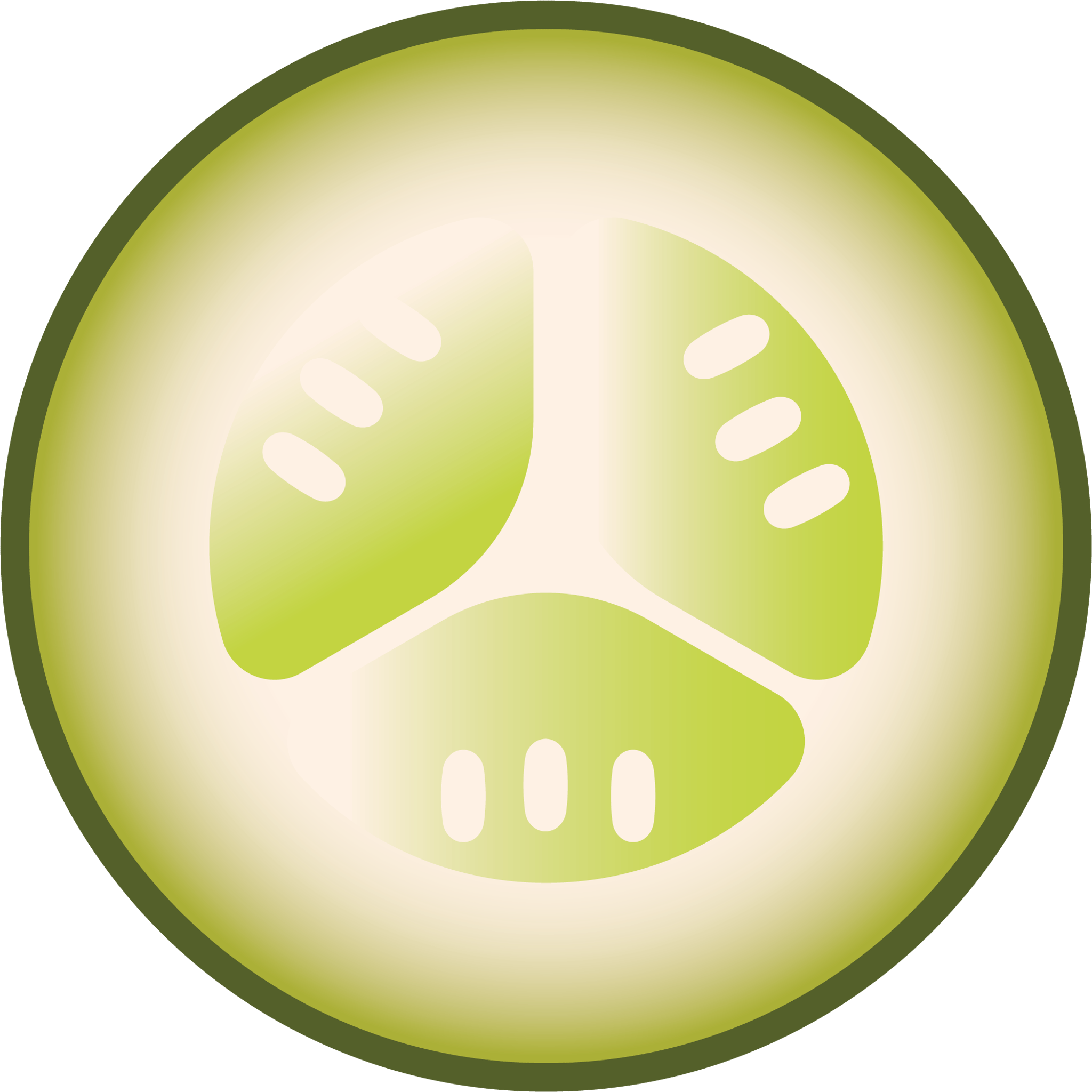 Cucumber Slice Style 2