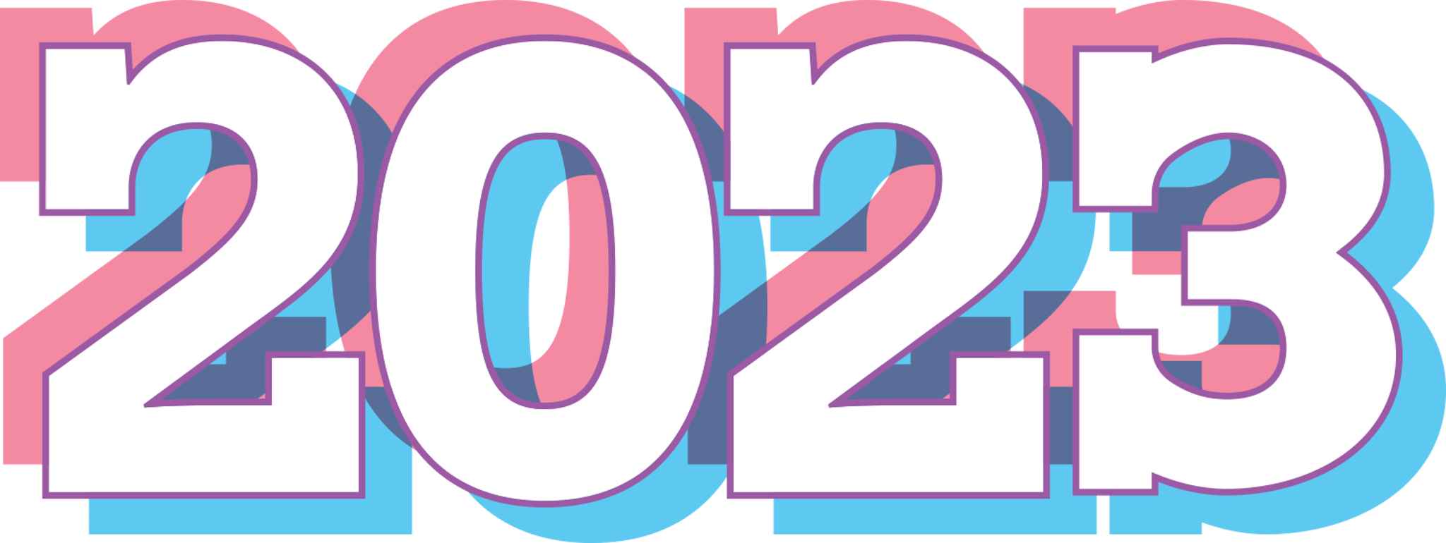 2023 Blue and Pink