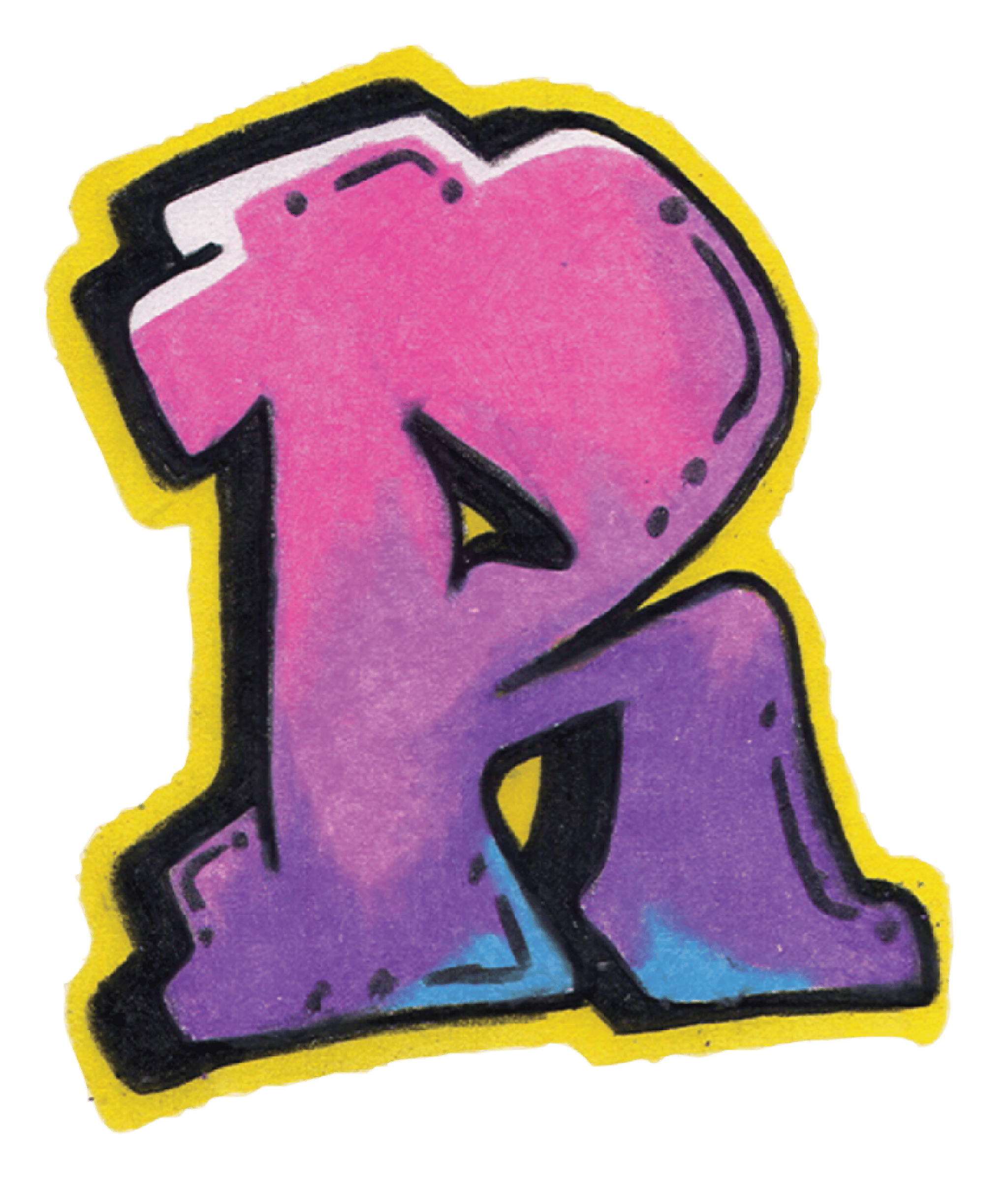 Graffiti Letter R