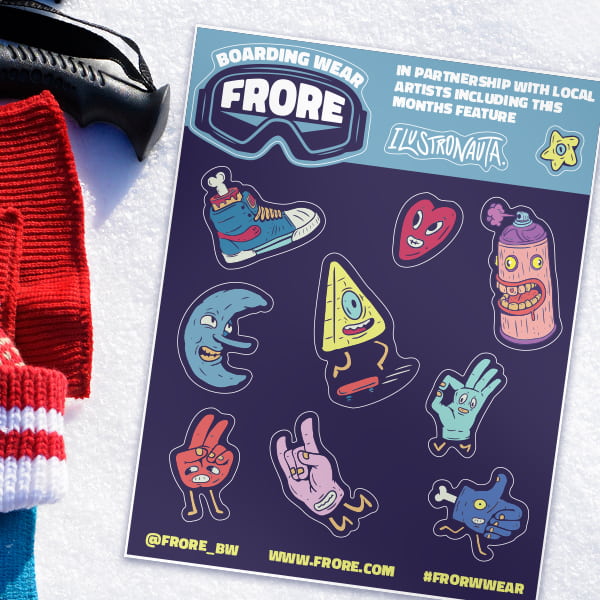 Create limited edition sticker releases to hype up your fans