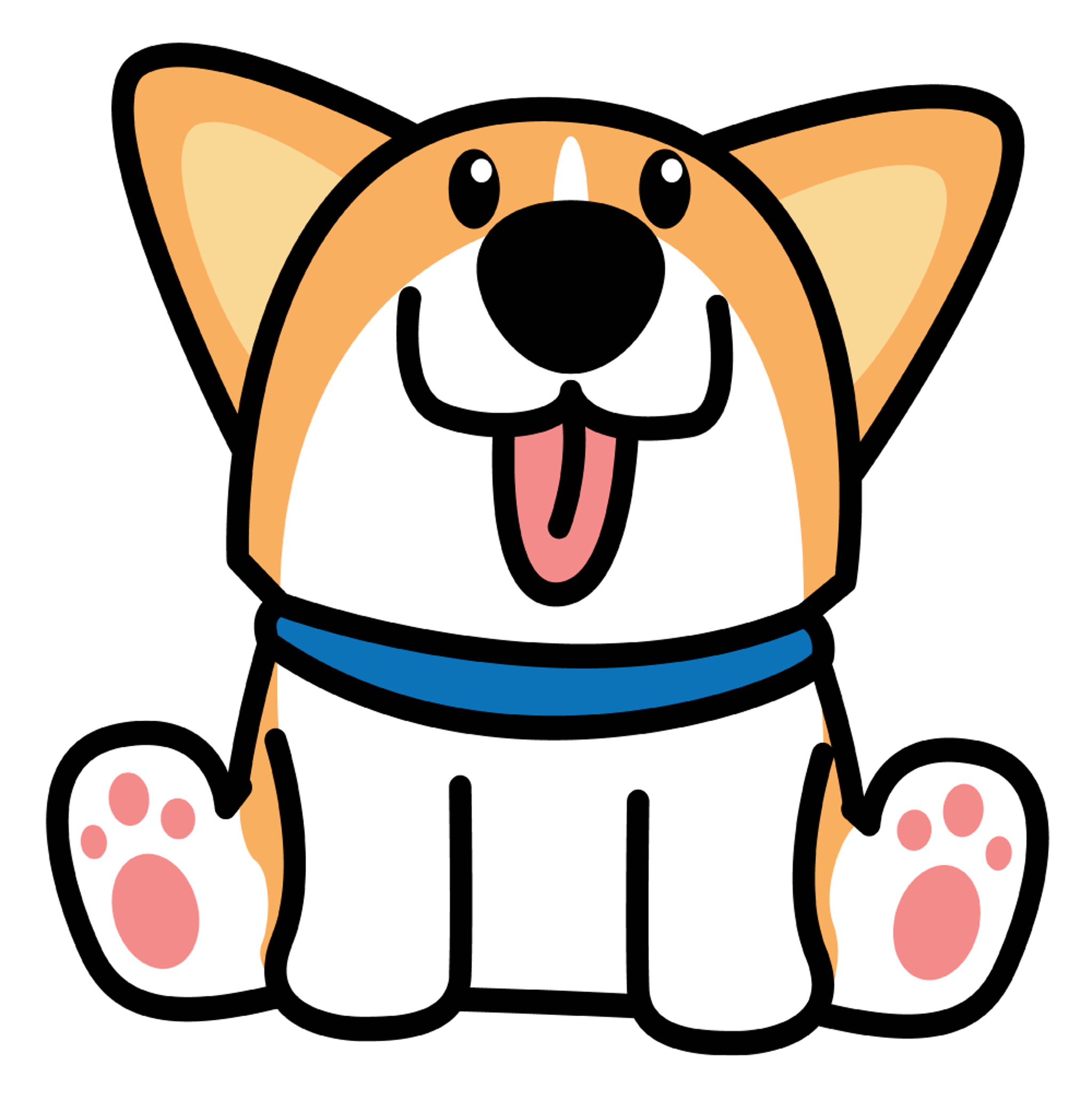 Sitting Corgi