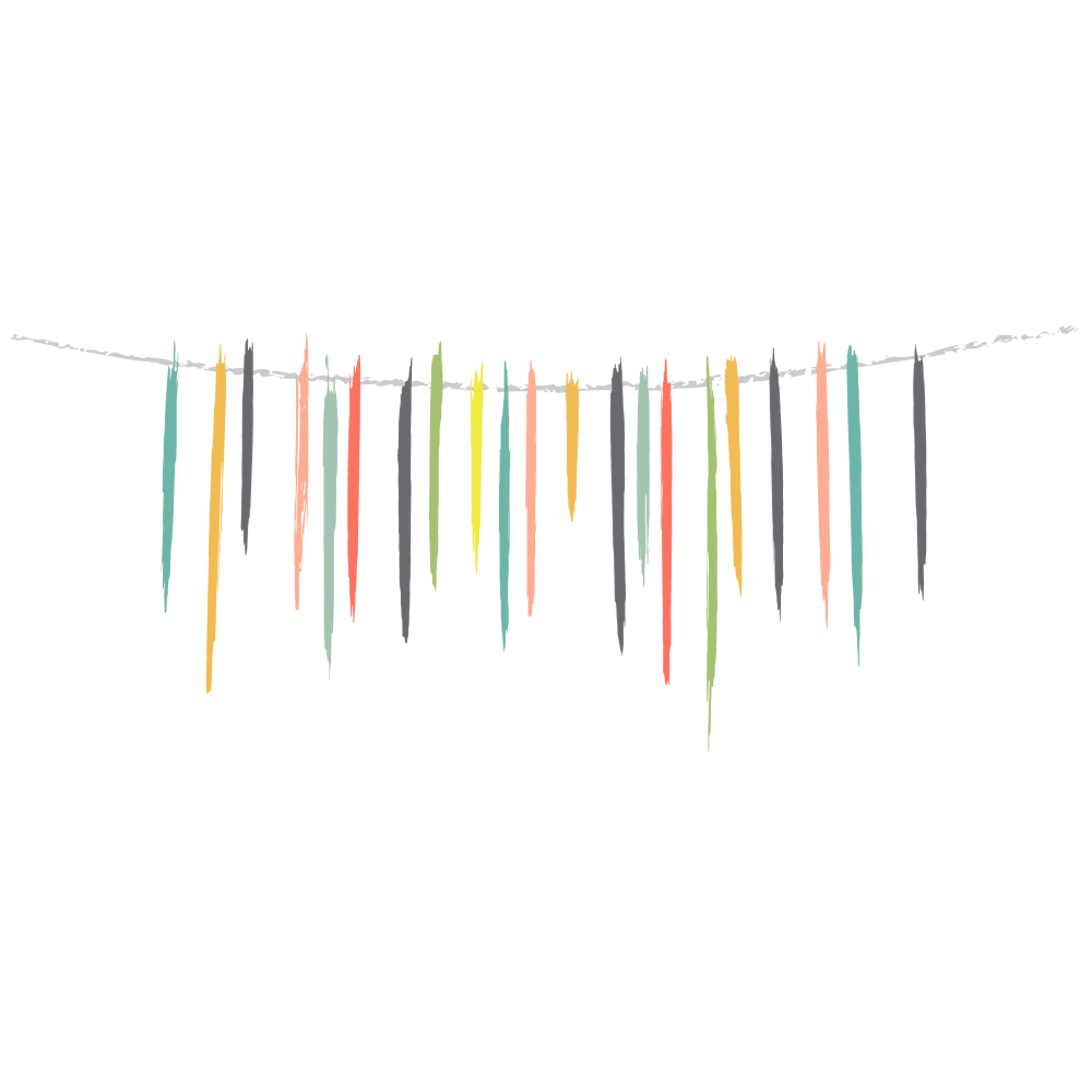 Rainbow Lines Banner