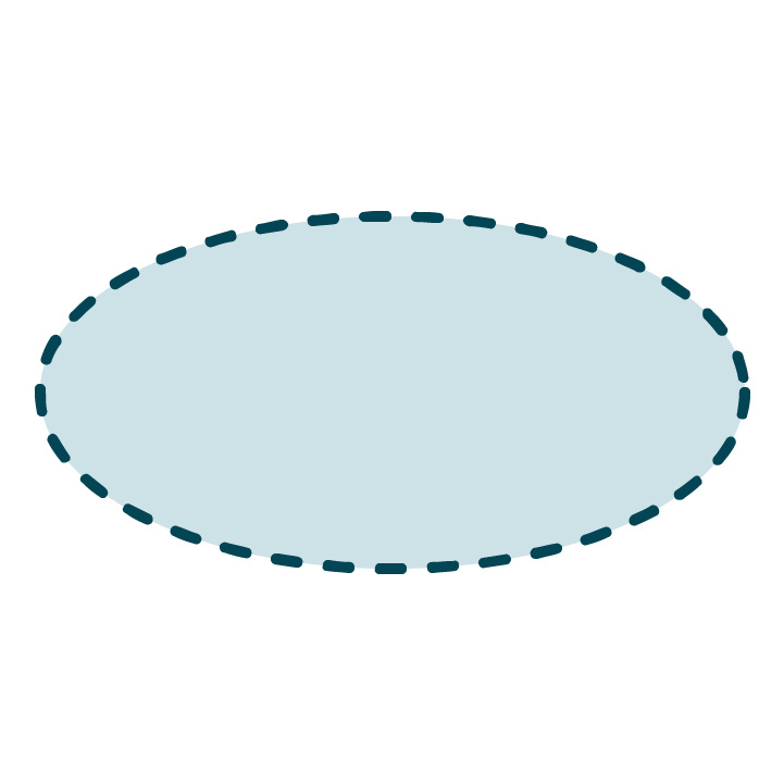 2" x 1" Oval Food Labels