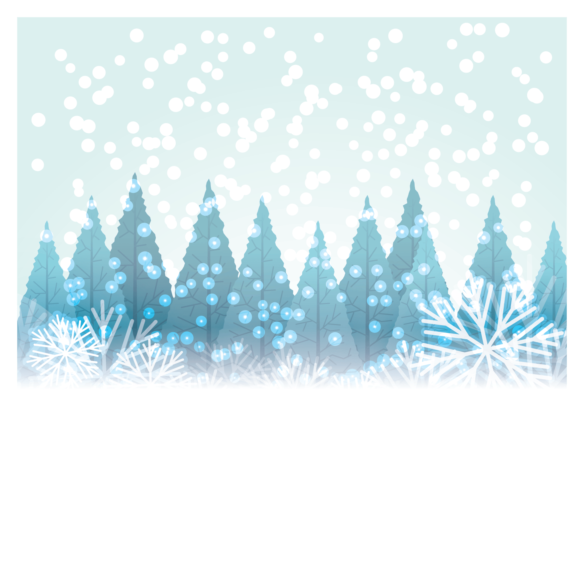Holiday Christmas Forest