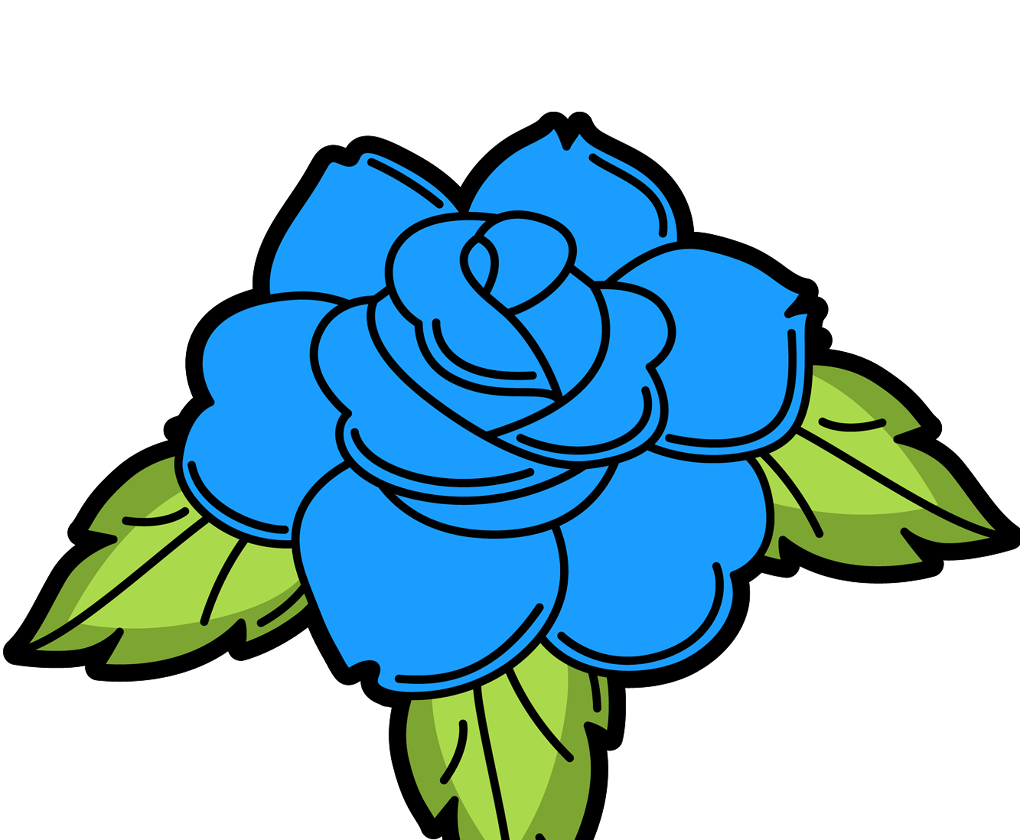 Blue Rose Flower