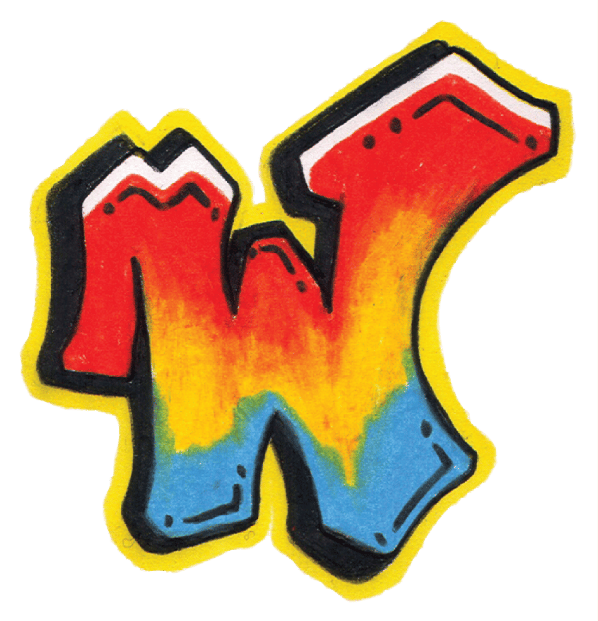 Graffiti Letter W