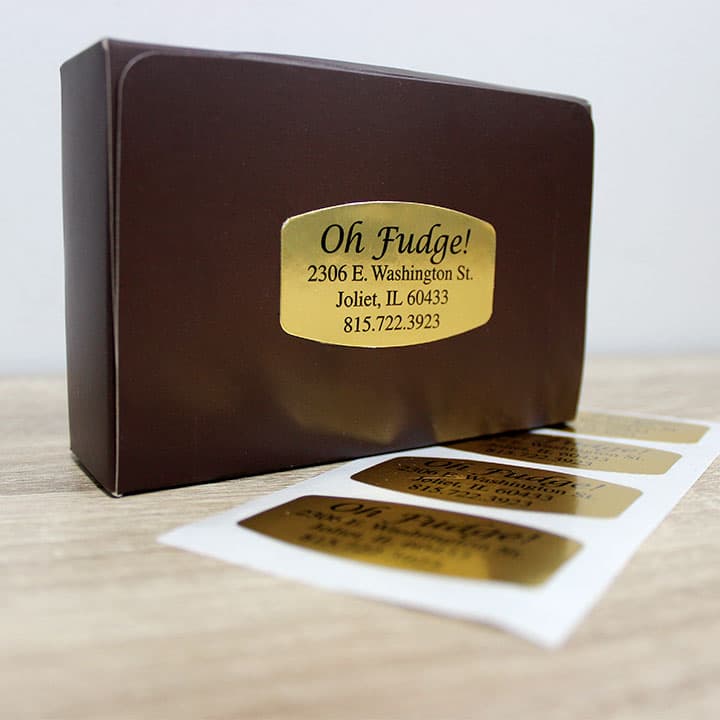 Custom Gold Foil Labels