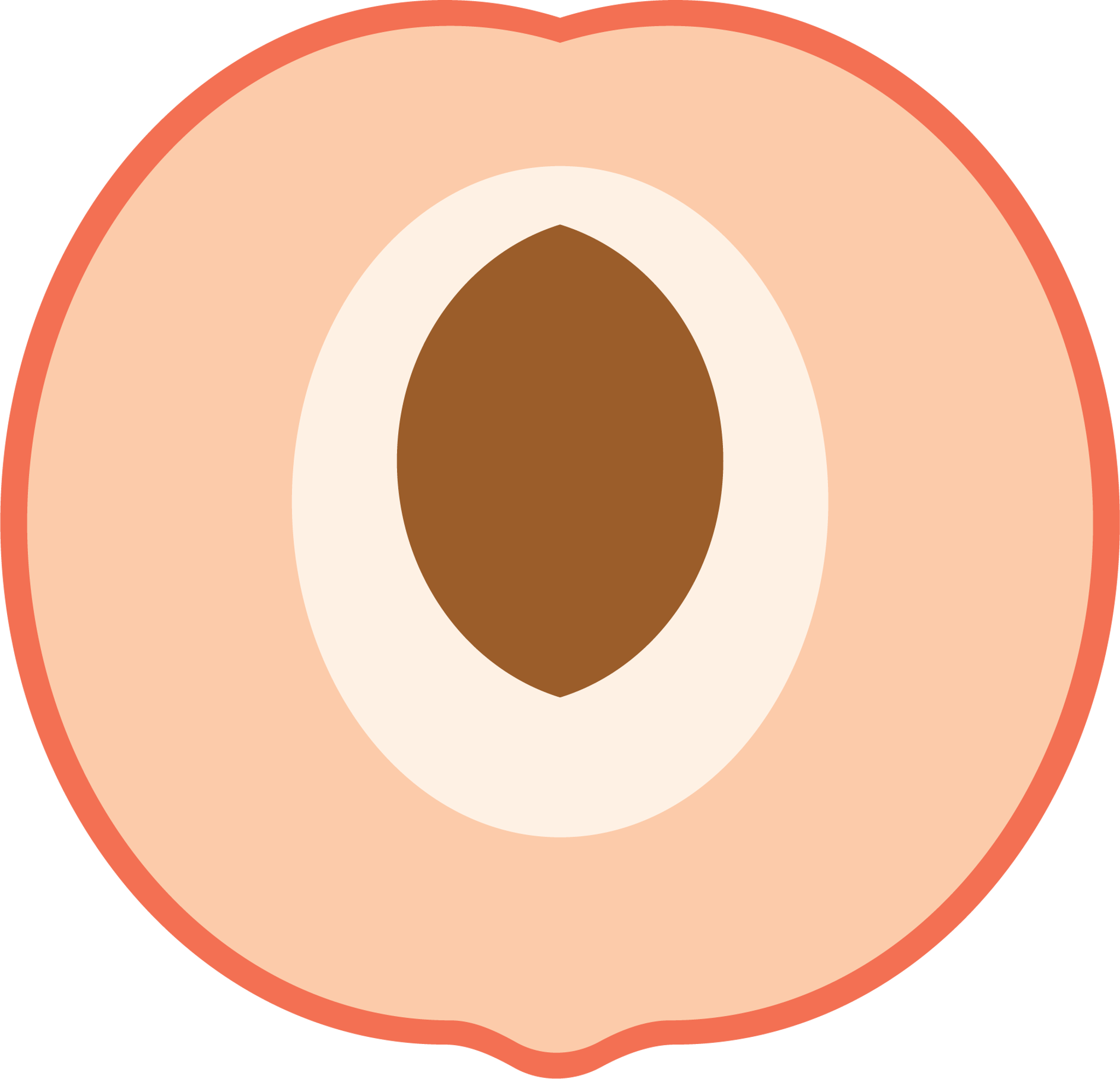 Half Peach Style 1