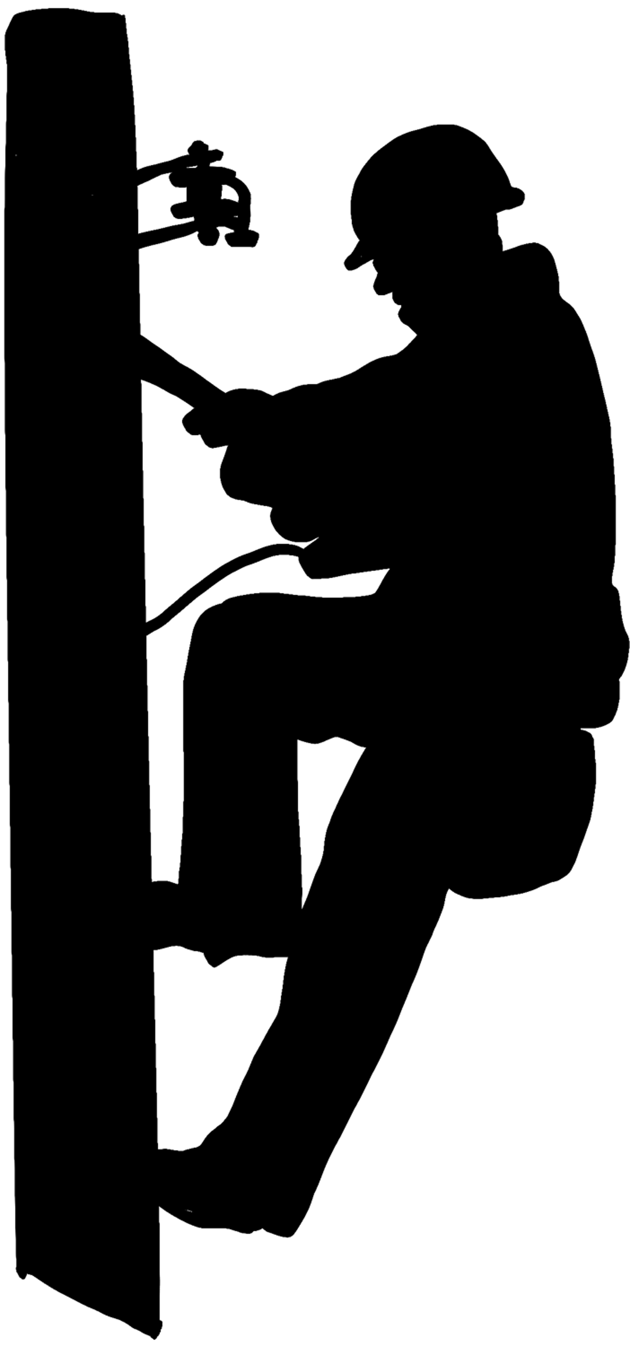 Linemen Silhouette 3