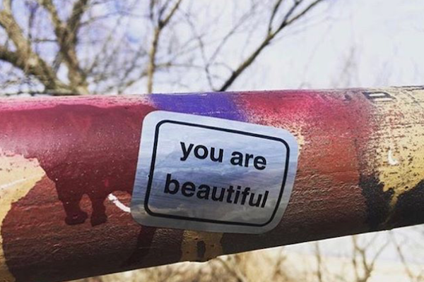 Hoffman you are beautiful sticker