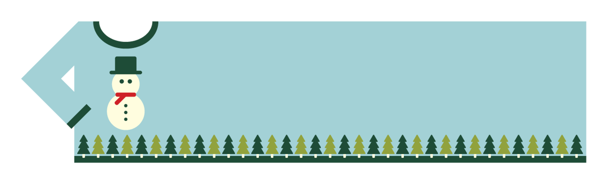 Long Christmas Sweater Tag
