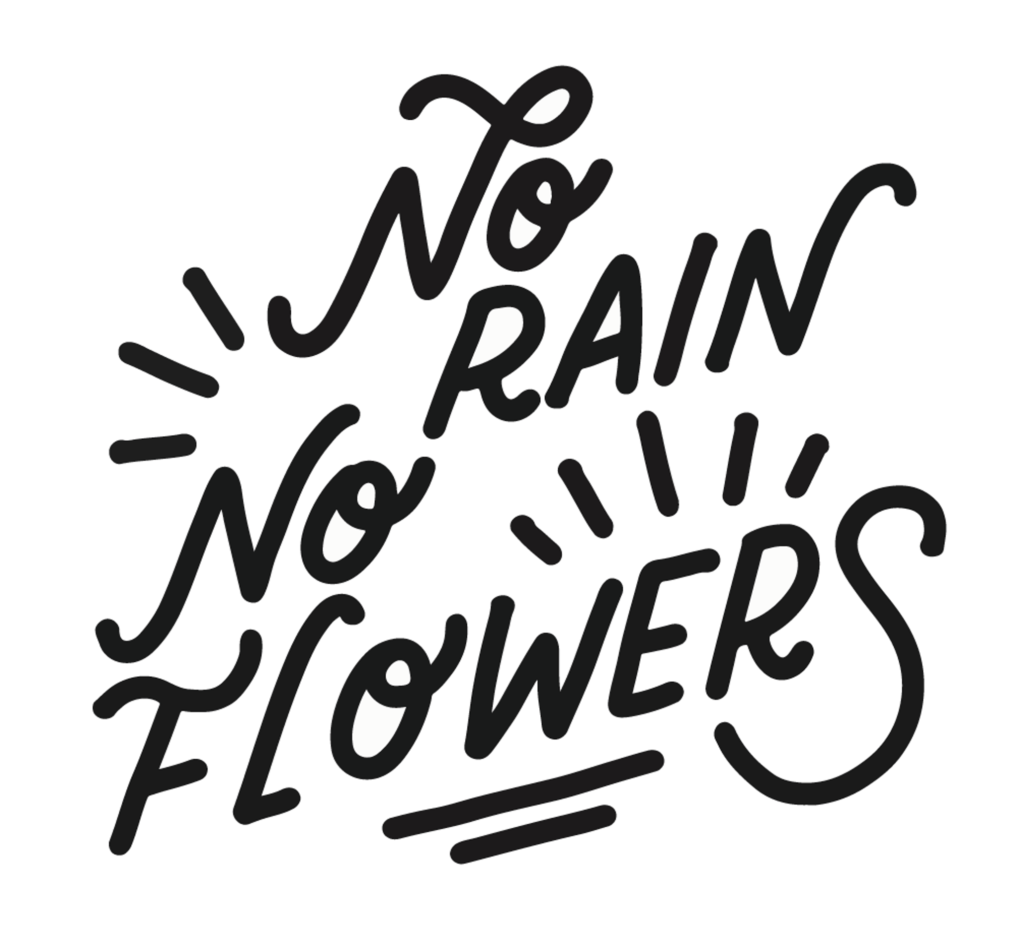 Steffi Tsai No Rain Motivational Quote