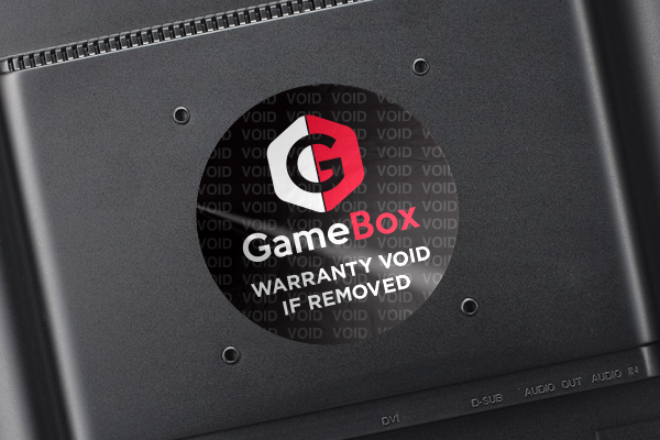 Tamper proof sticker on electronic product