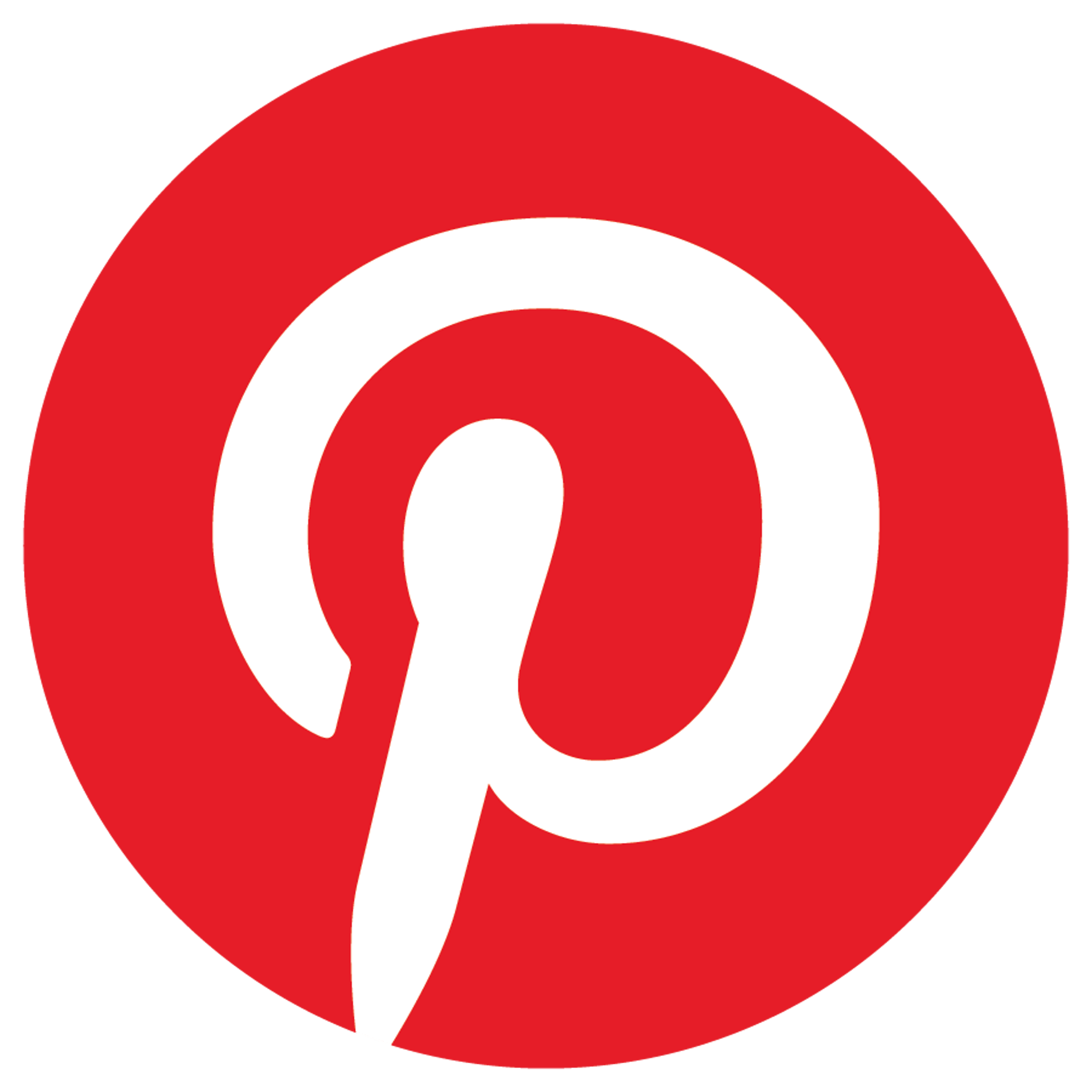 Pinterest Colored Circle