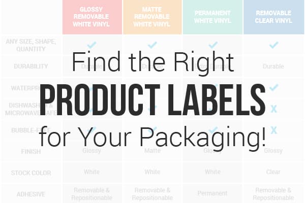 Find the Right Product Labels for Your Packaging!