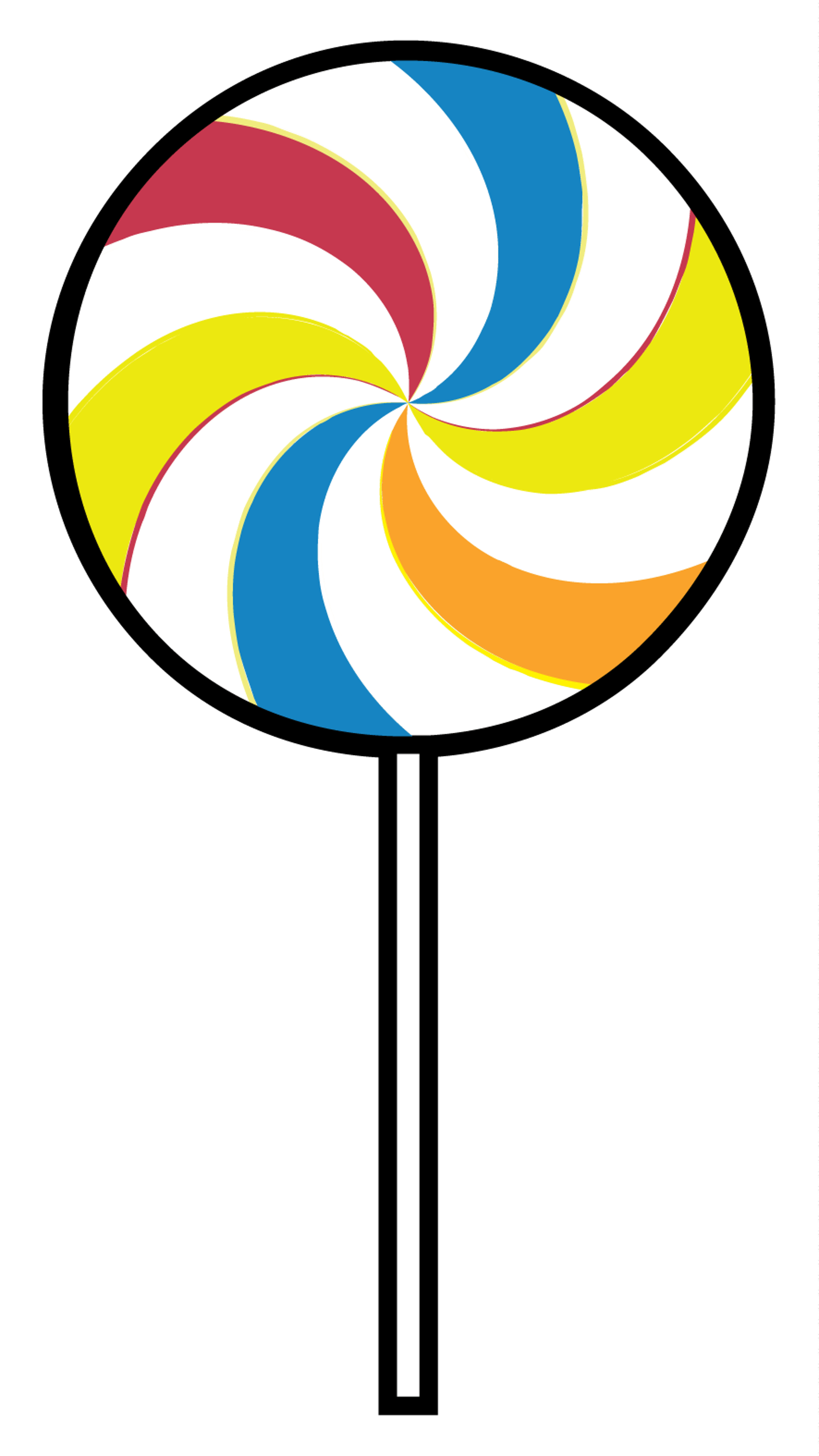 Sunshine Rainbow Lollypop