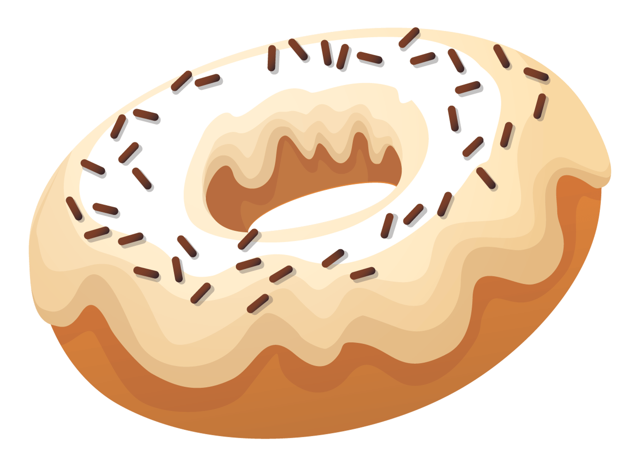 Donut Vanilla Sprinkle