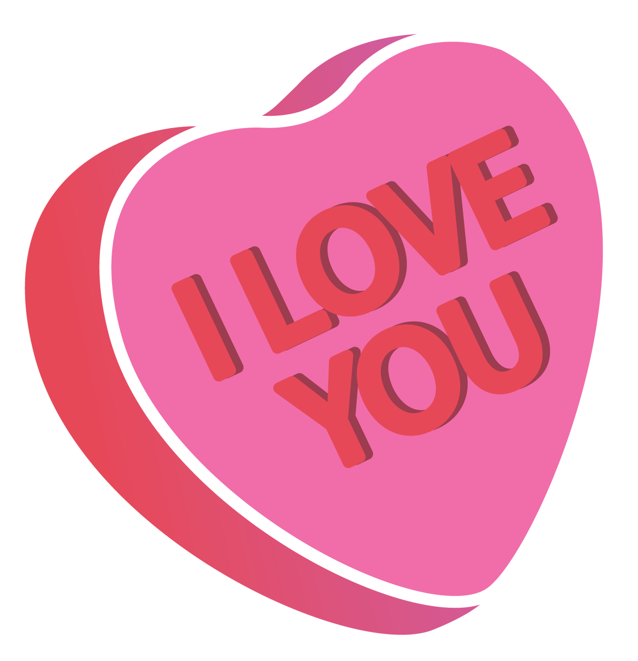 I Love You Candy Heart
