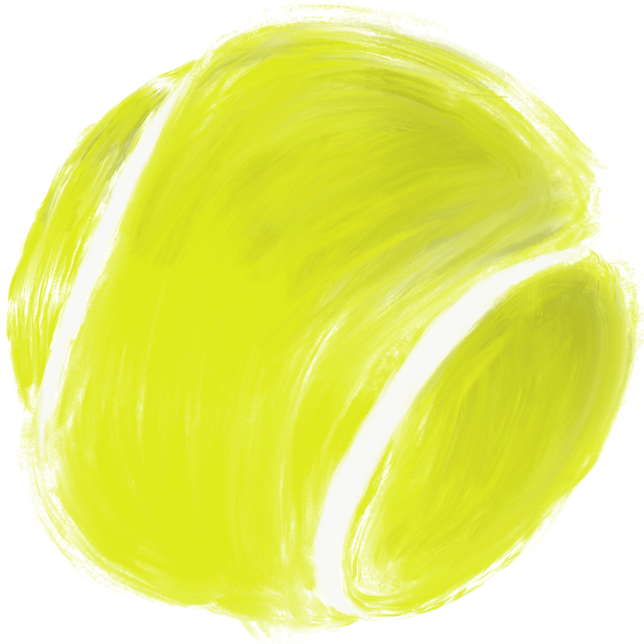 Painted Tennis Ball