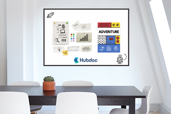 An example of how creating an info board is used to display in a mutually shared space to promote exciting events or initiatives.