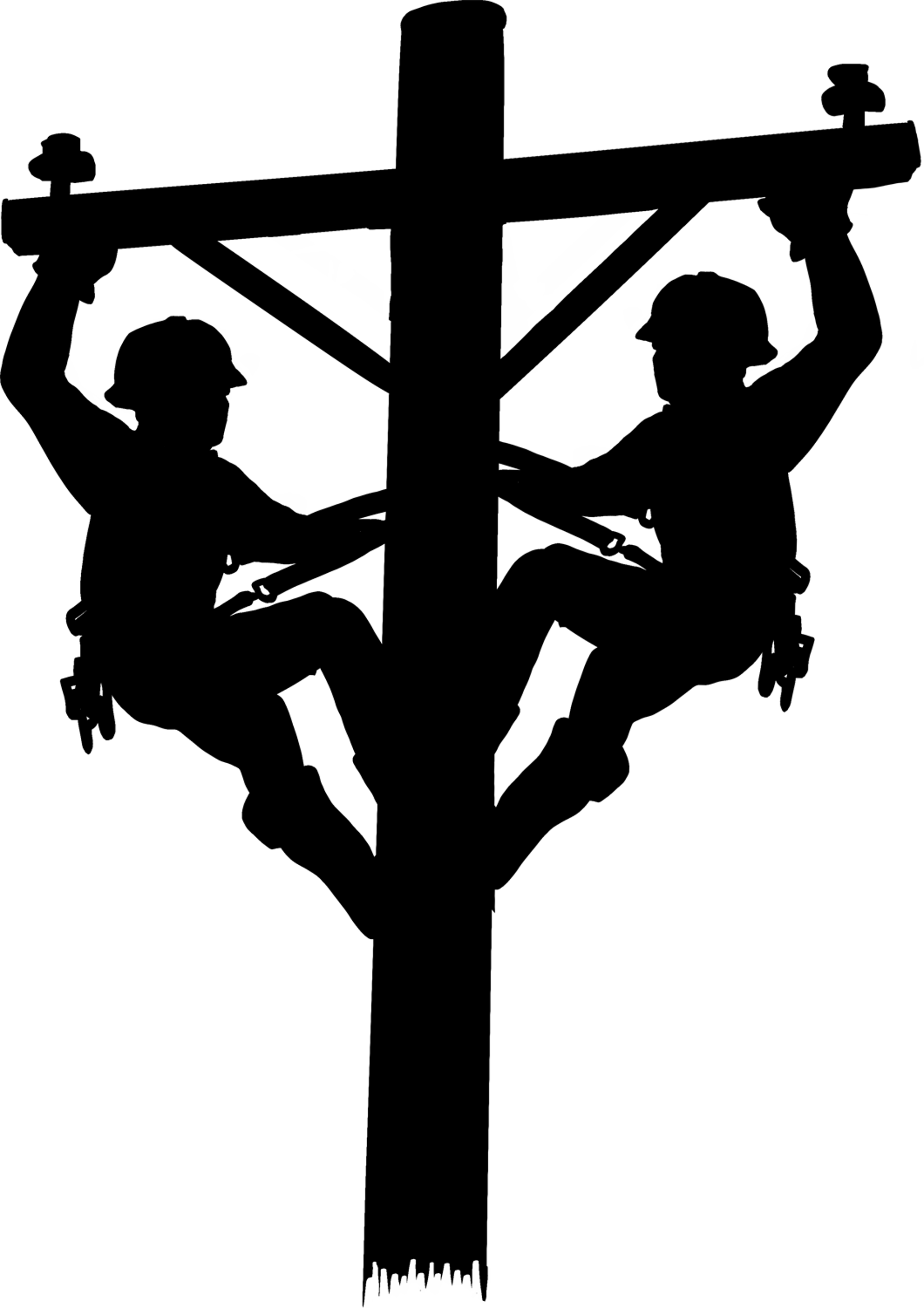 Linemen Silhouette 7