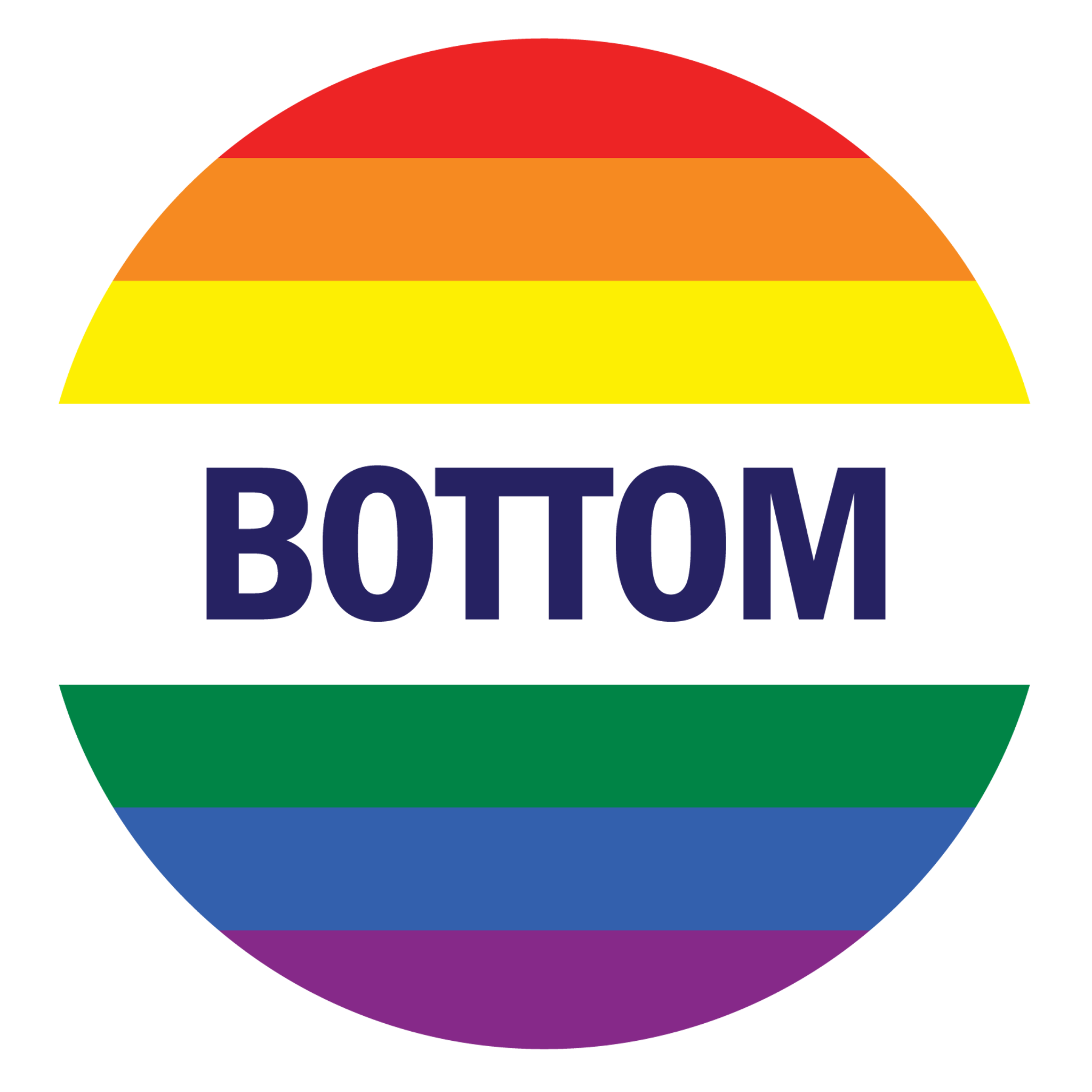 Rainbow Bottom Pride