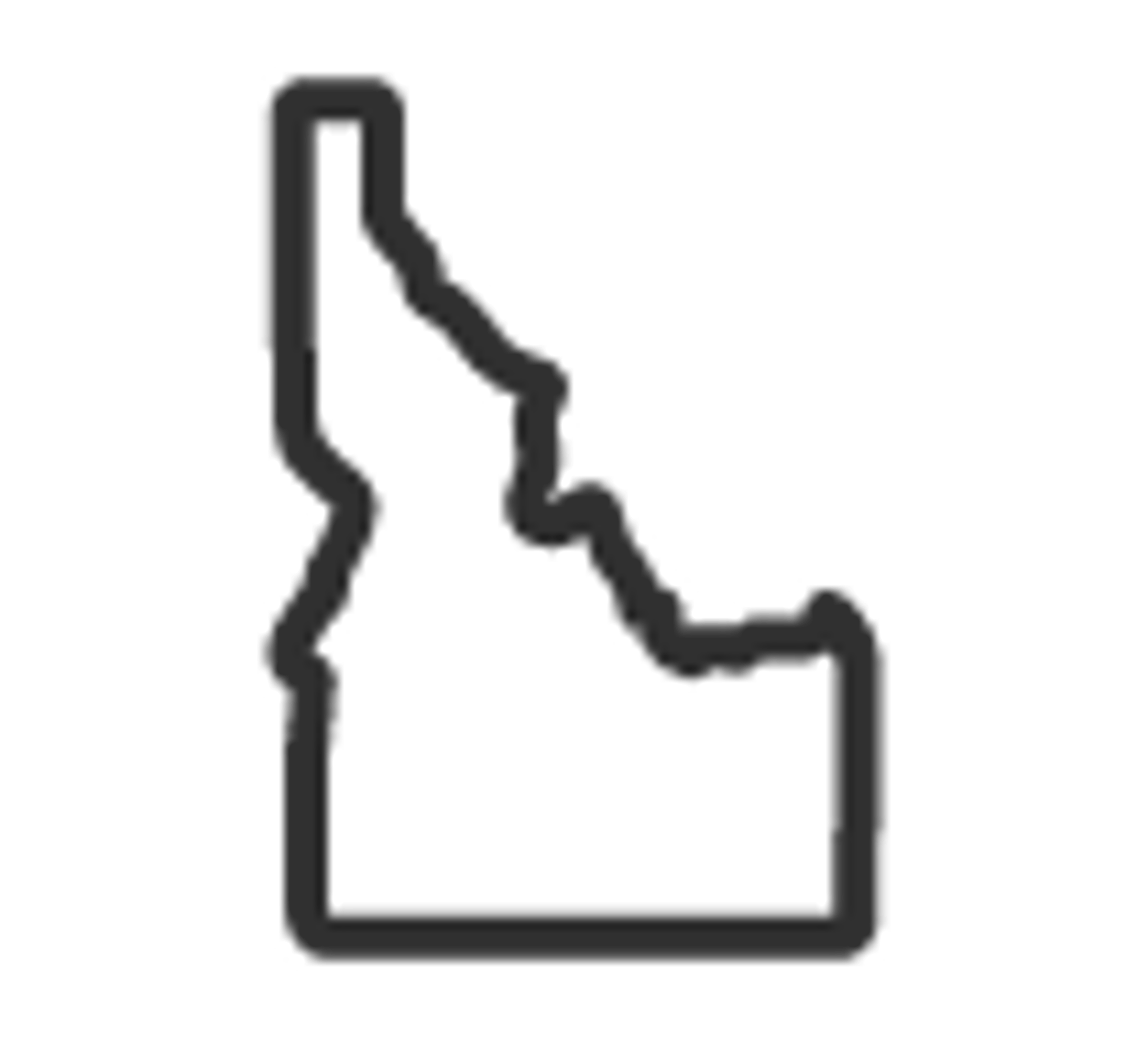 USA Idaho State Template