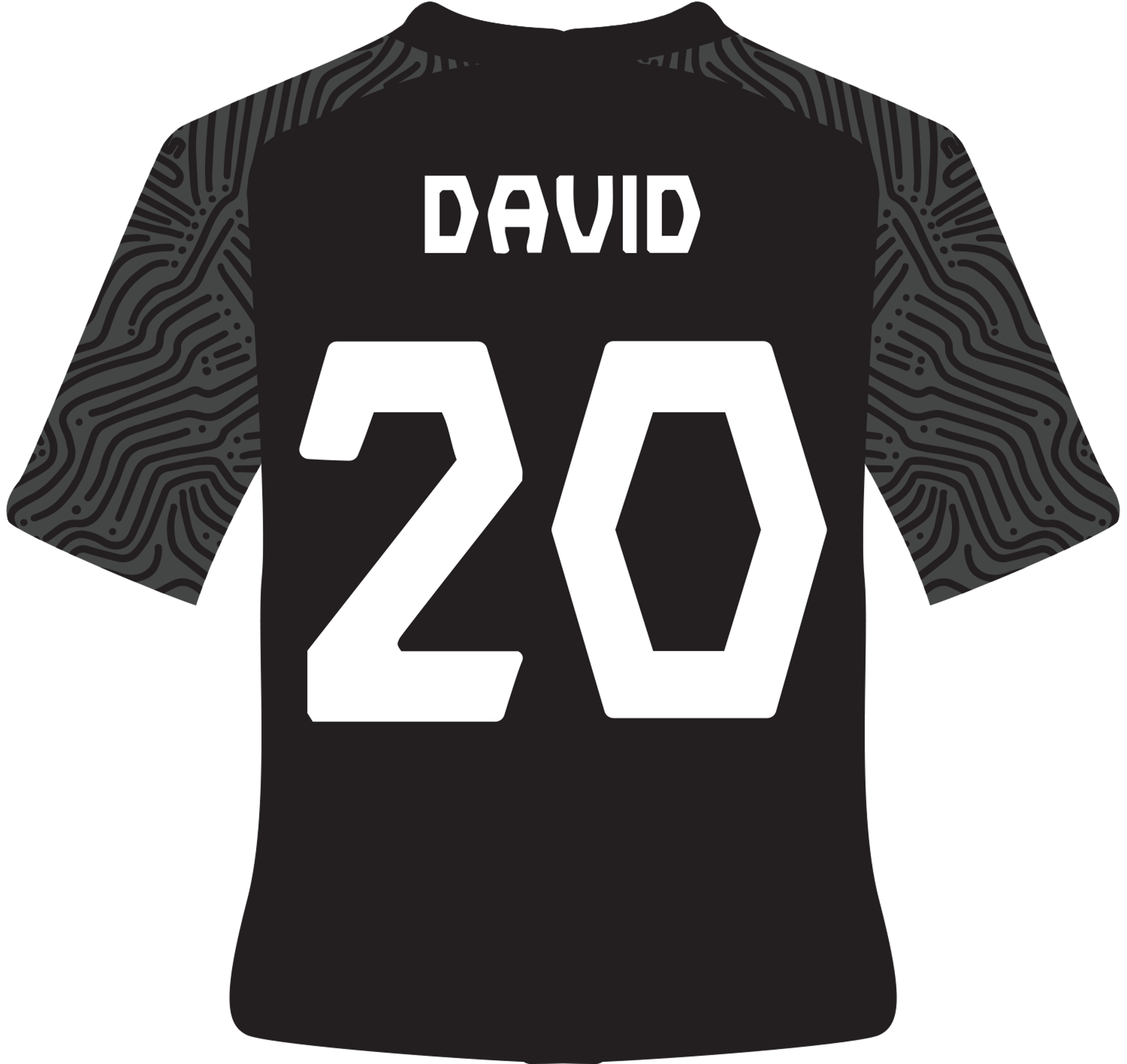 David Jersey Black