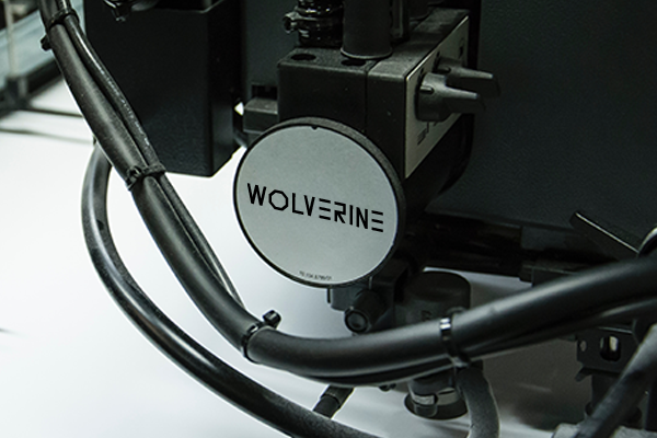 Sticker indicating name of machinery