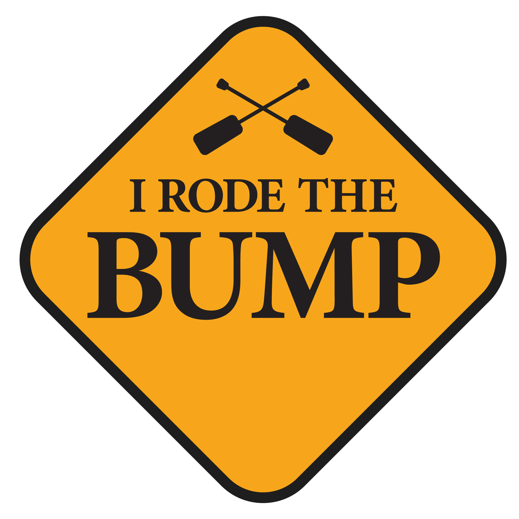 I Rode The Bump Rafting
