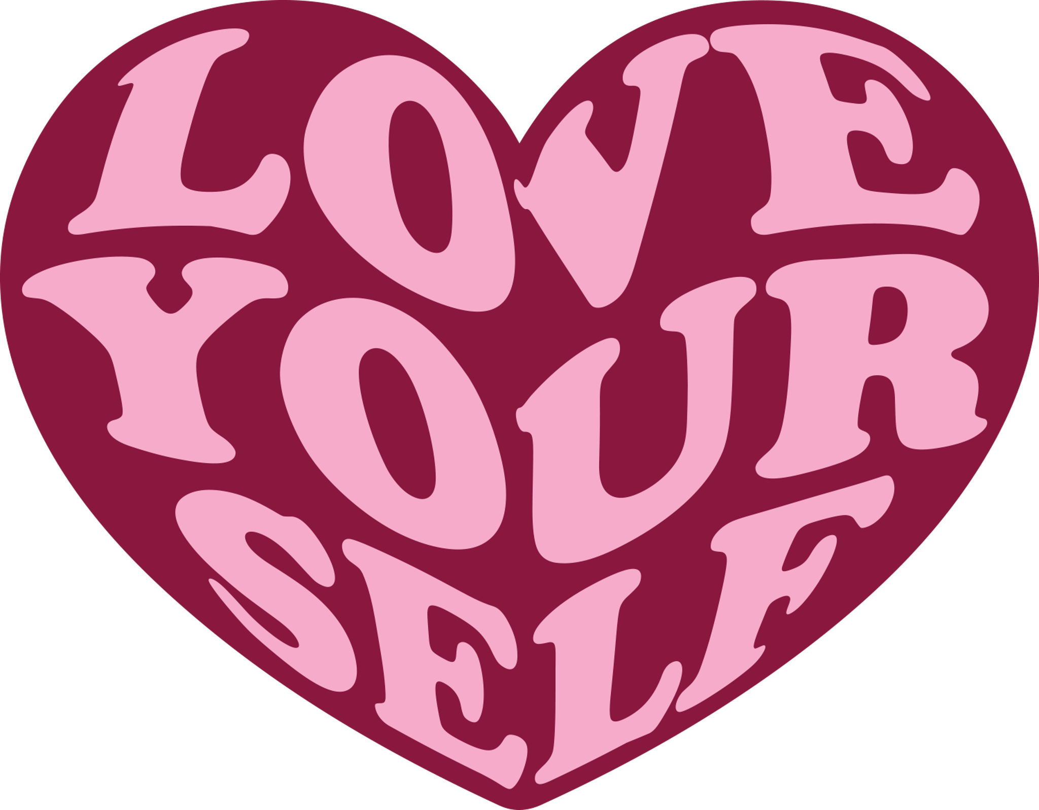 Love Yourself Burgundy