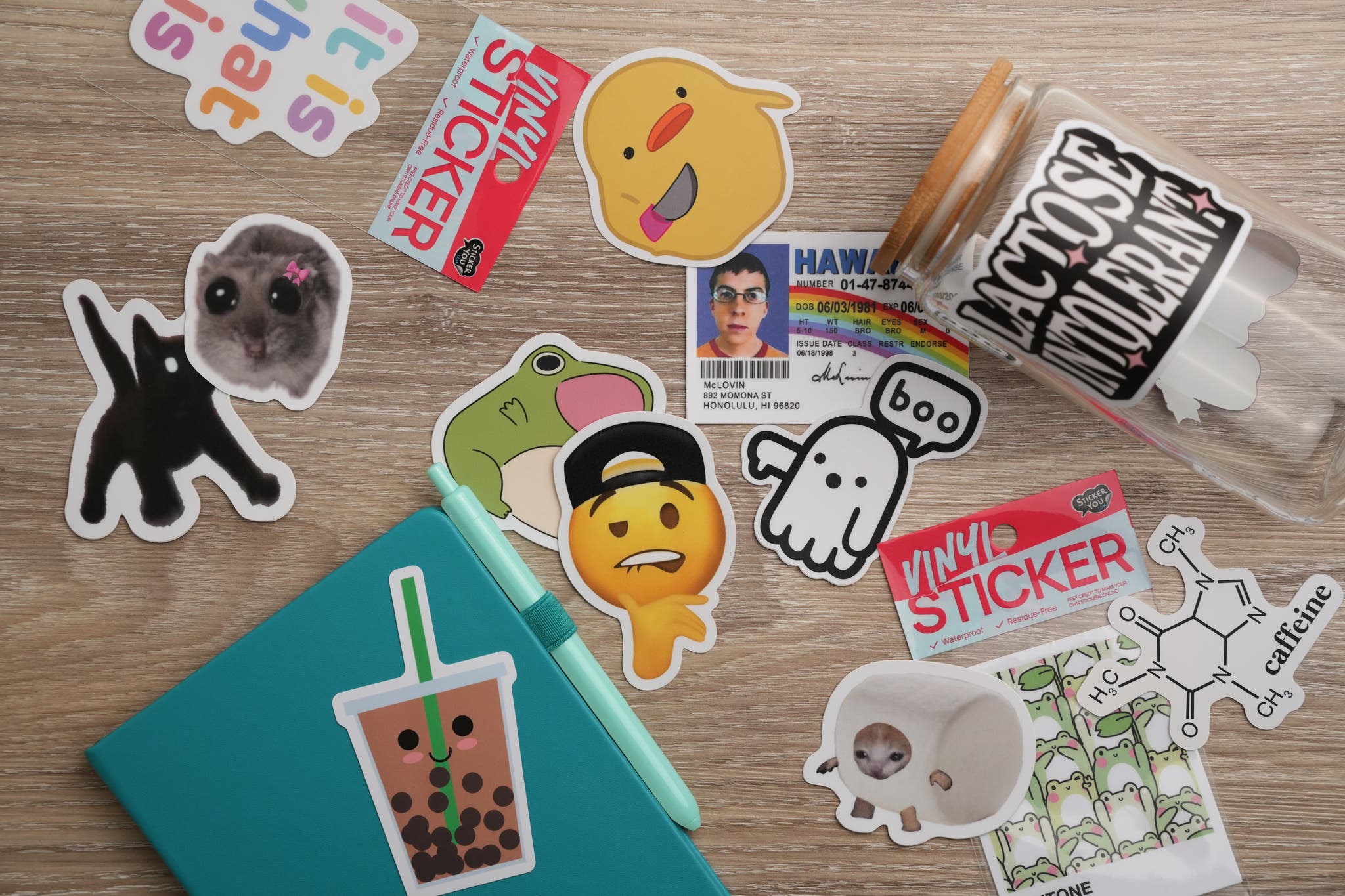 NEW! Ready-made stickers on all the latest trends.