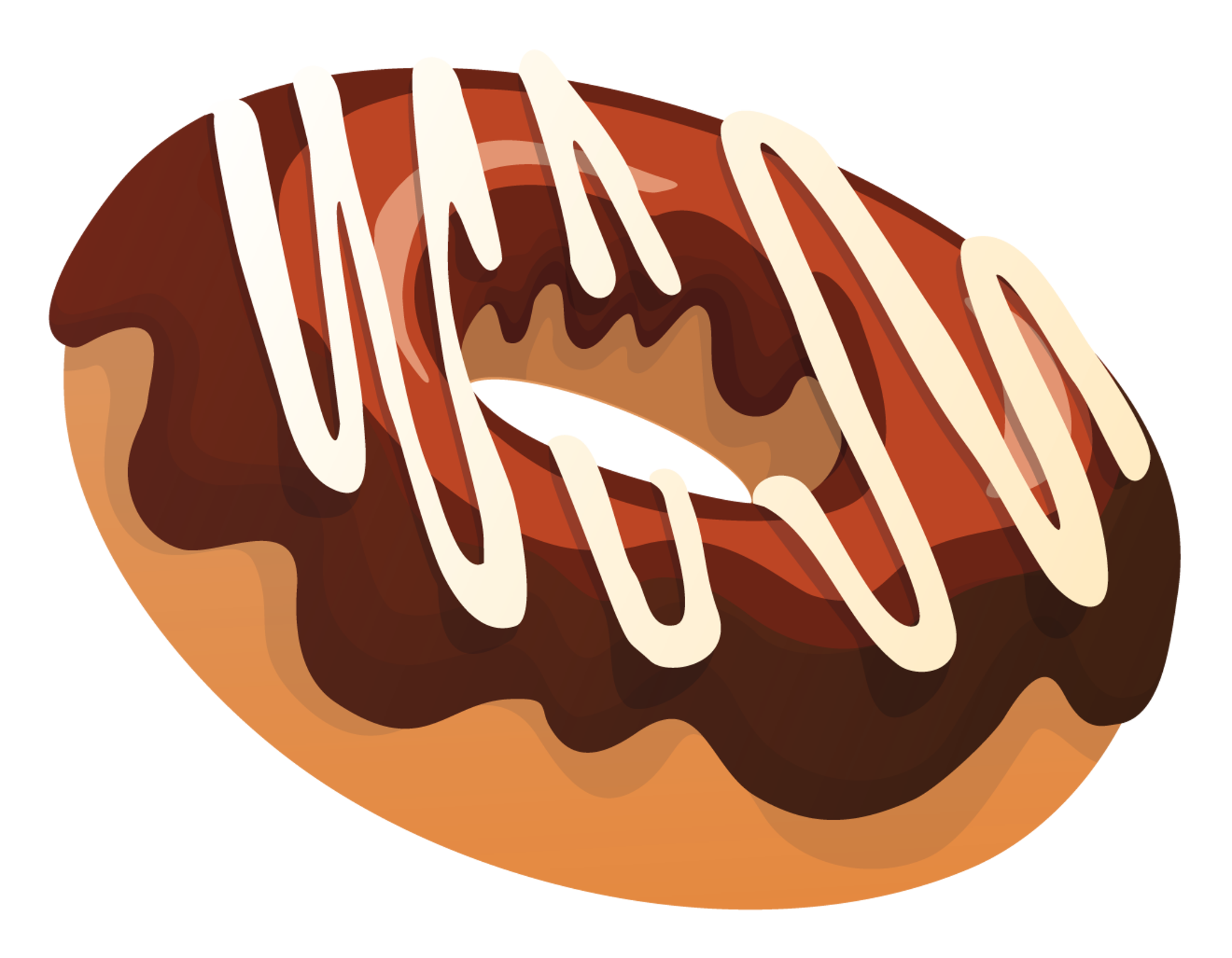 Donut Chocolate Swirl