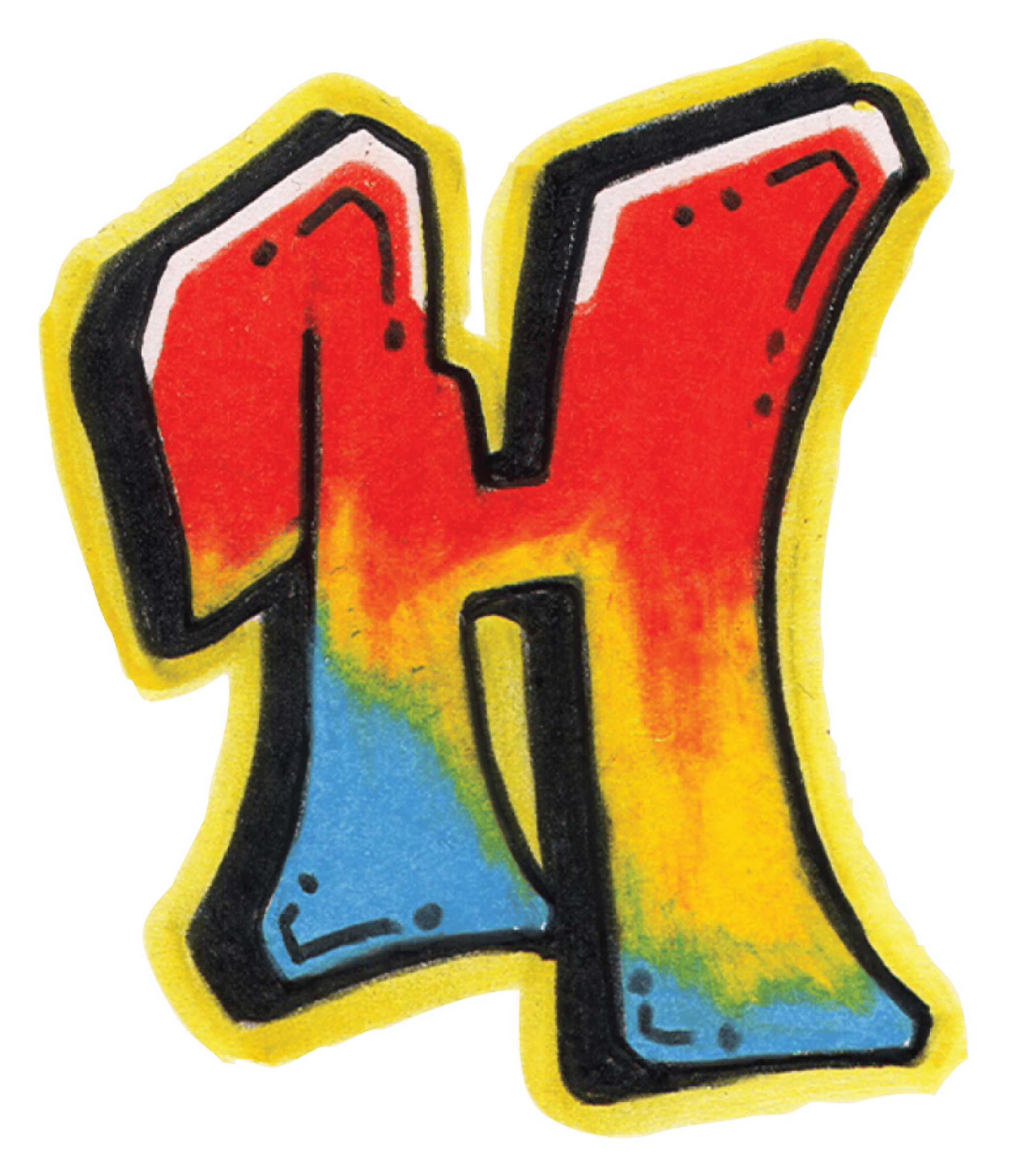 Graffiti Letter H