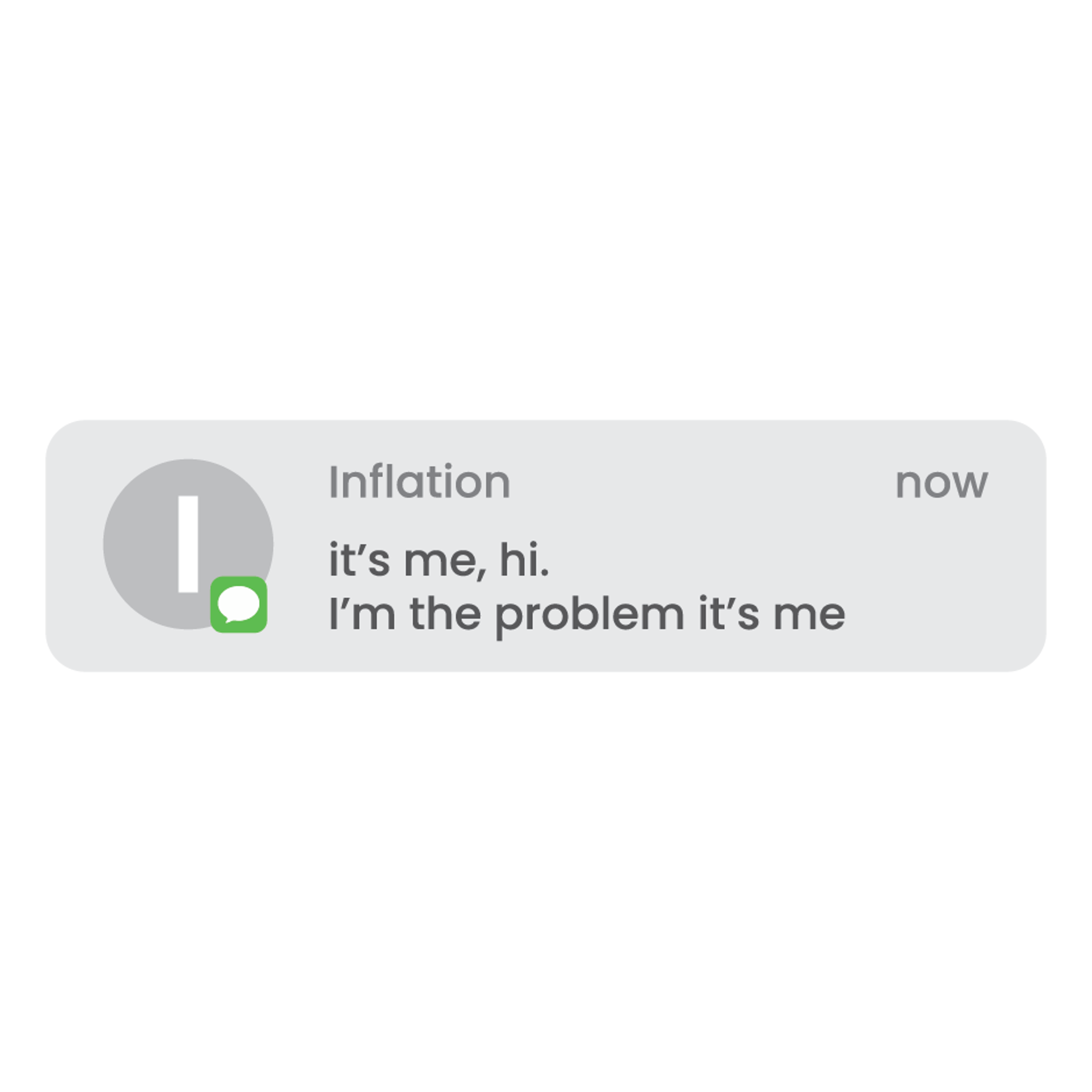 Economy - It is Me Hi I am The Problem It is Me