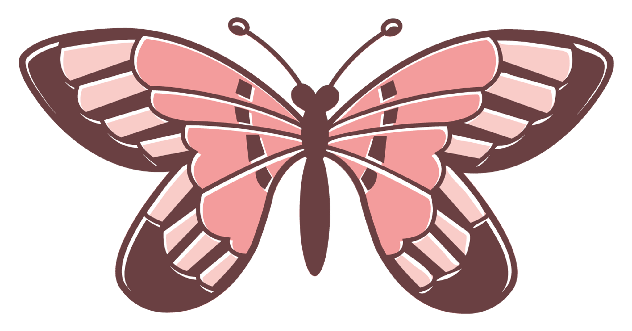 Aesthetic Pink Butterfly
