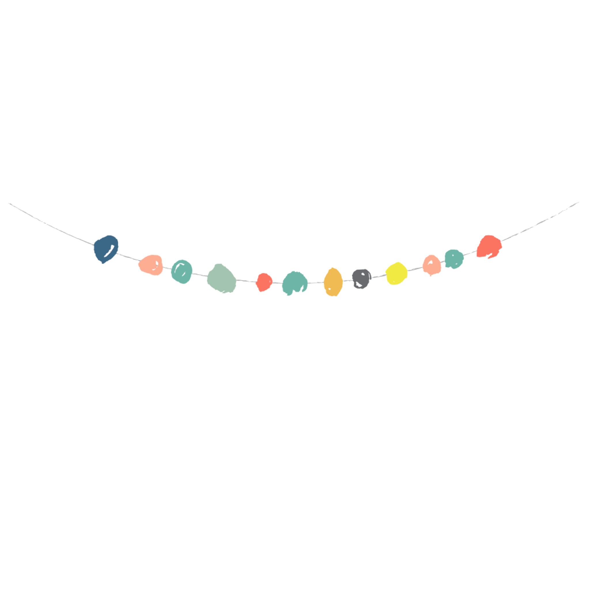 Rainbow Dots Banner