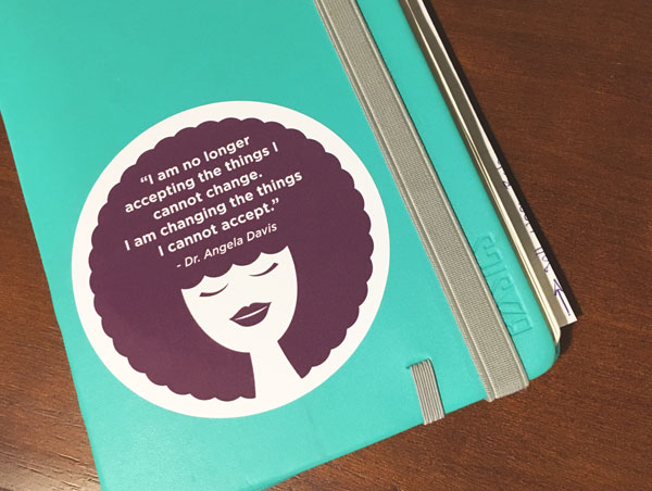 Angela Davis Custom Sticker