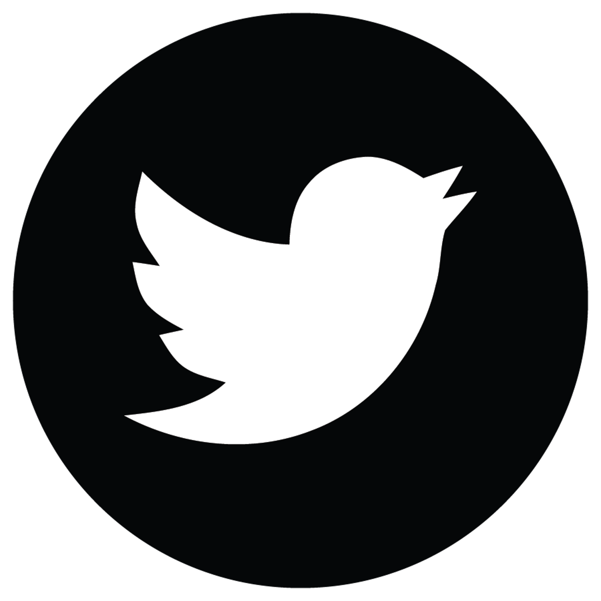 Twitter Black Circle