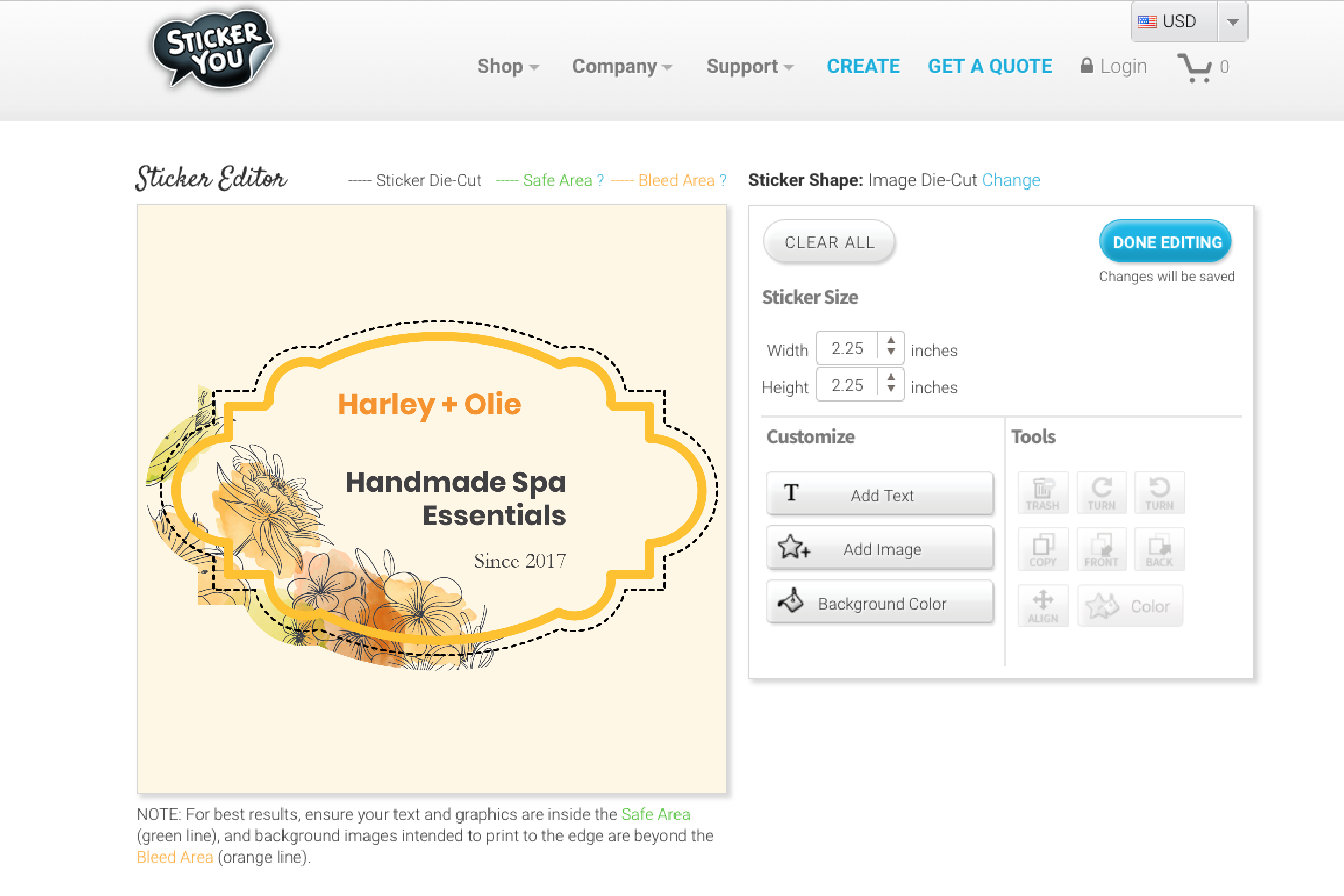 Using borders to frame your design
