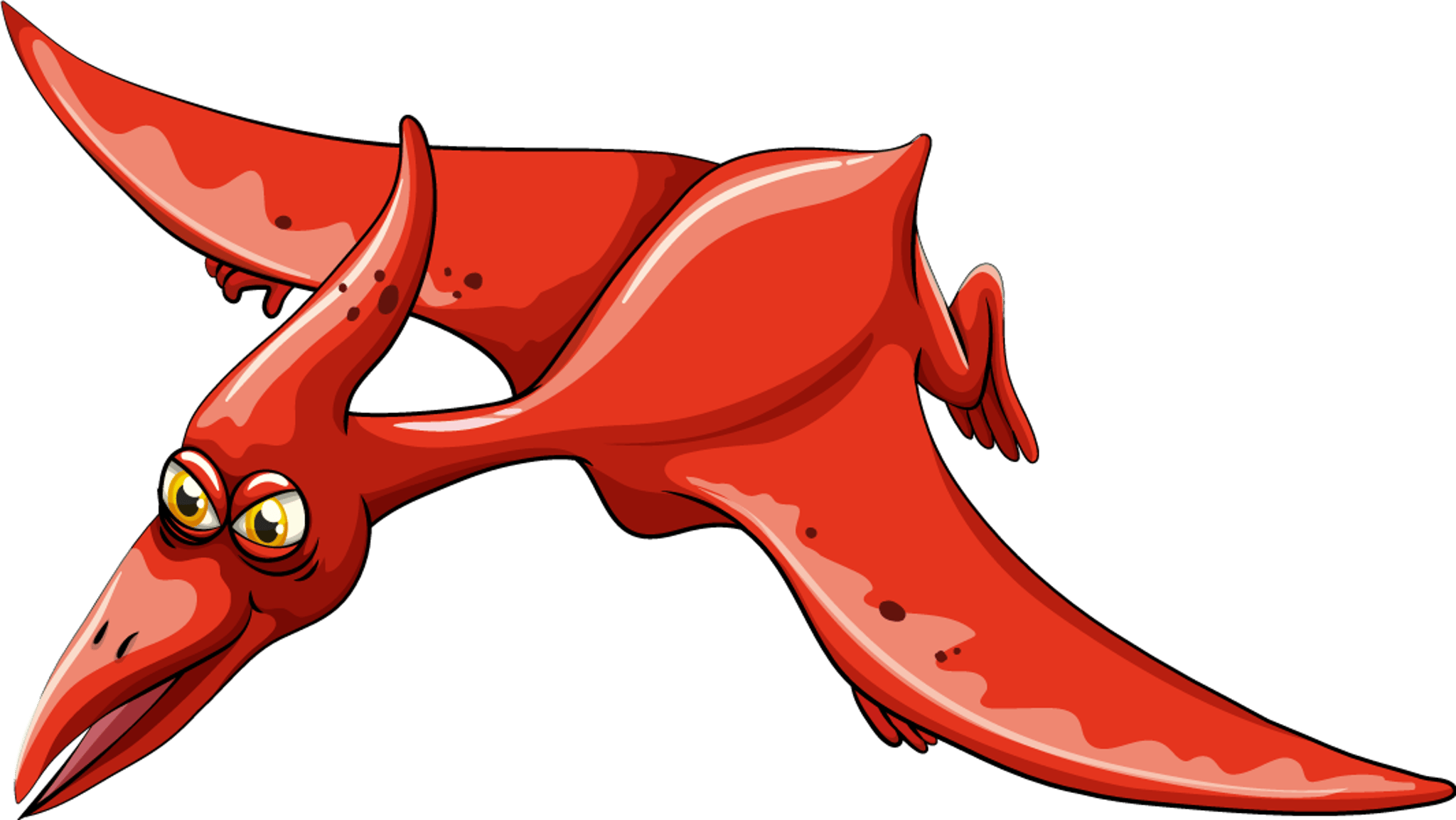 Pterodactyl Red Dinosaur