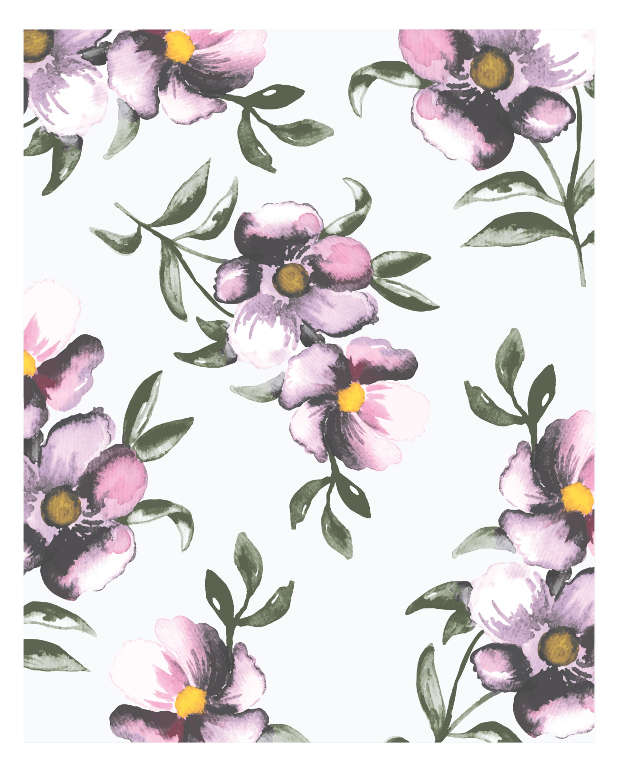 Large Floral Pattern