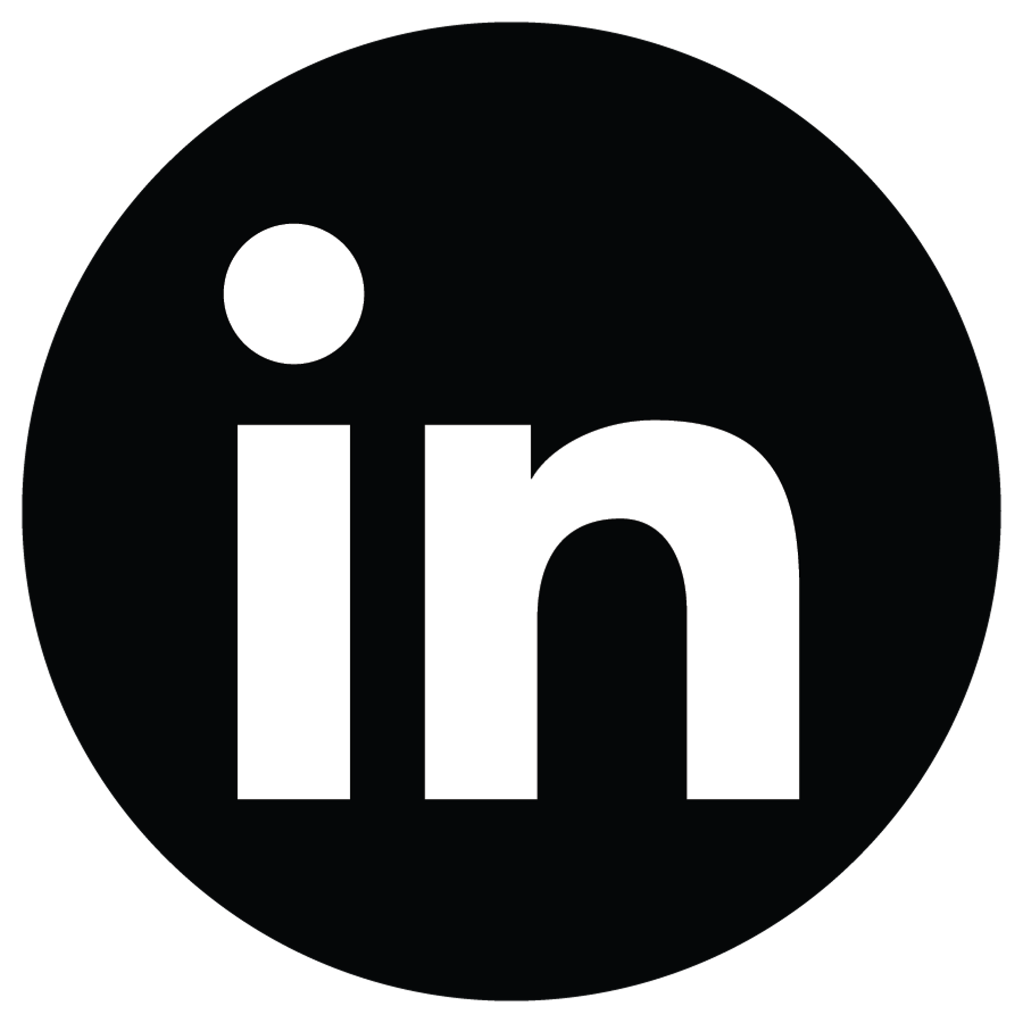 LinkedIn-Black Circle