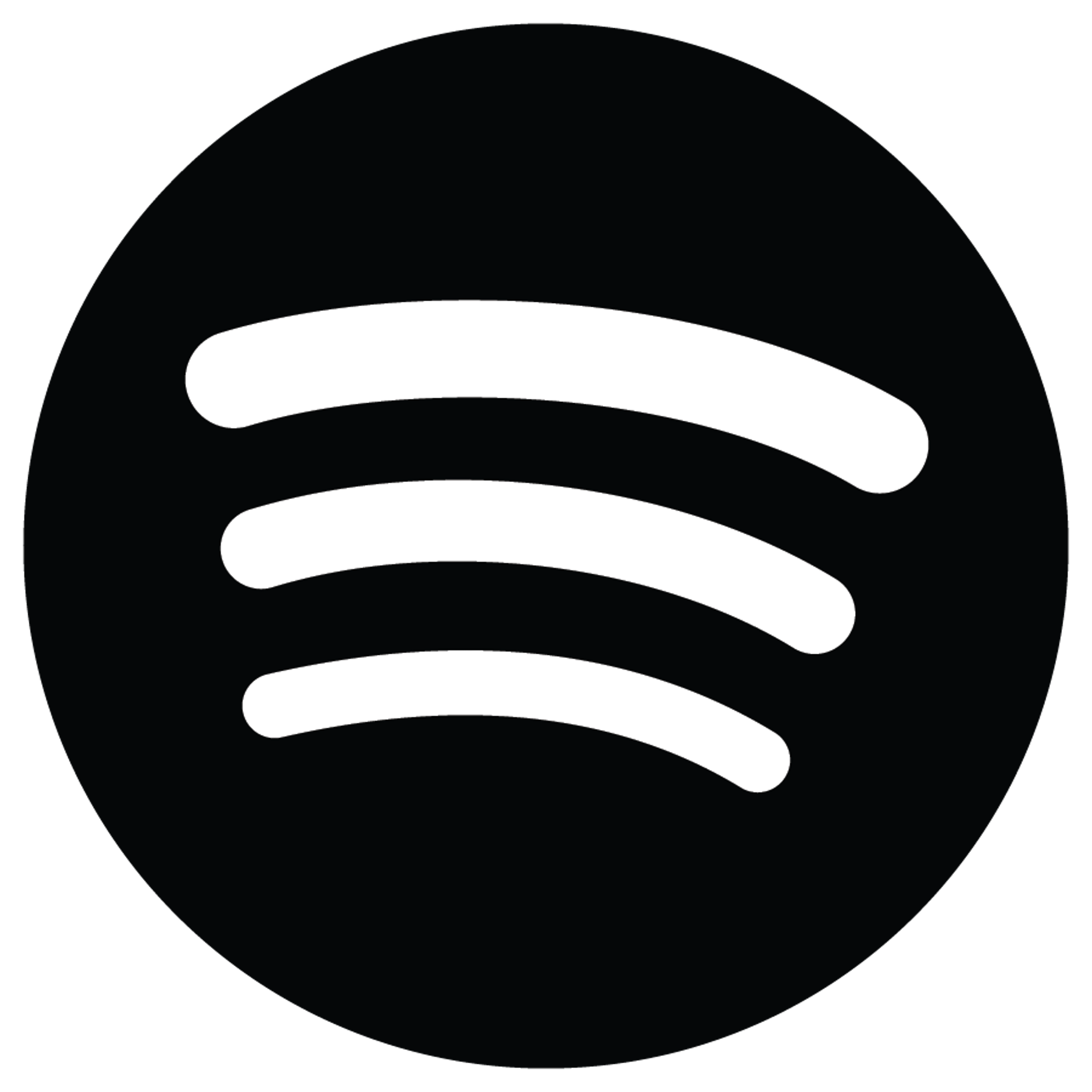 Spotify Black Circle