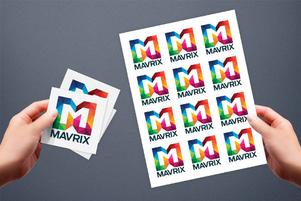 StickerYou's White Removable Vinyl Stickers Handouts & Pages