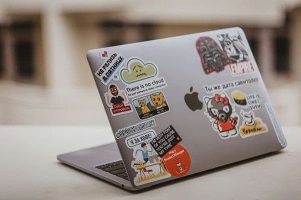A Guide To Decorating Your Laptop With Stickers: Arranging Ideas