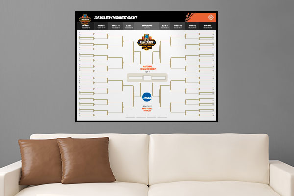 March Madness Bracket Wall Decal
