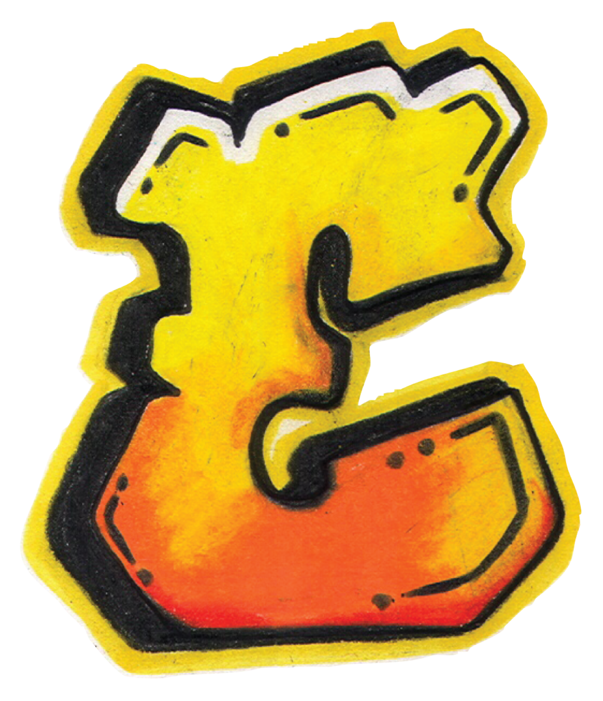 Graffiti Letter E
