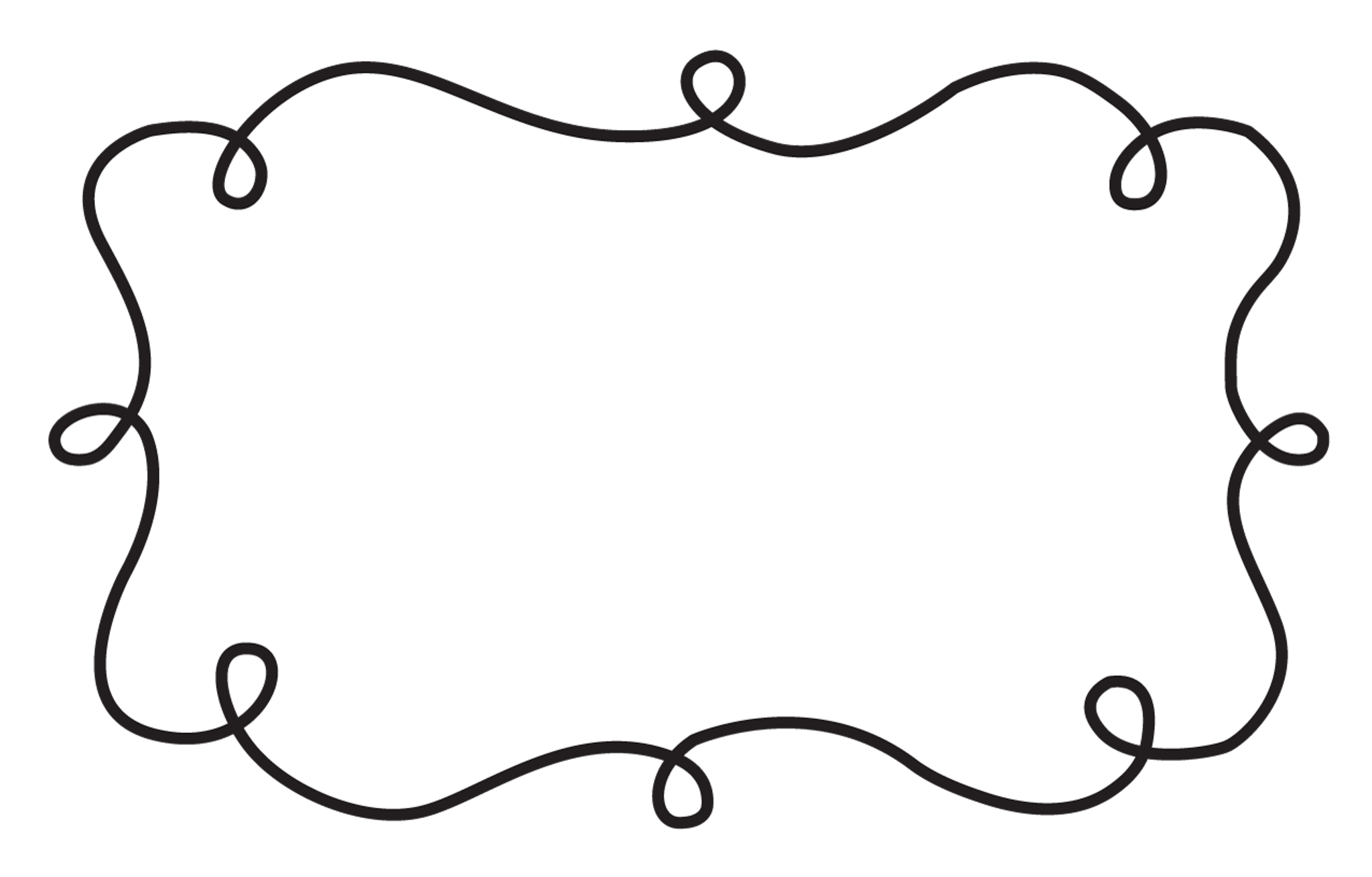 Curly Border 2